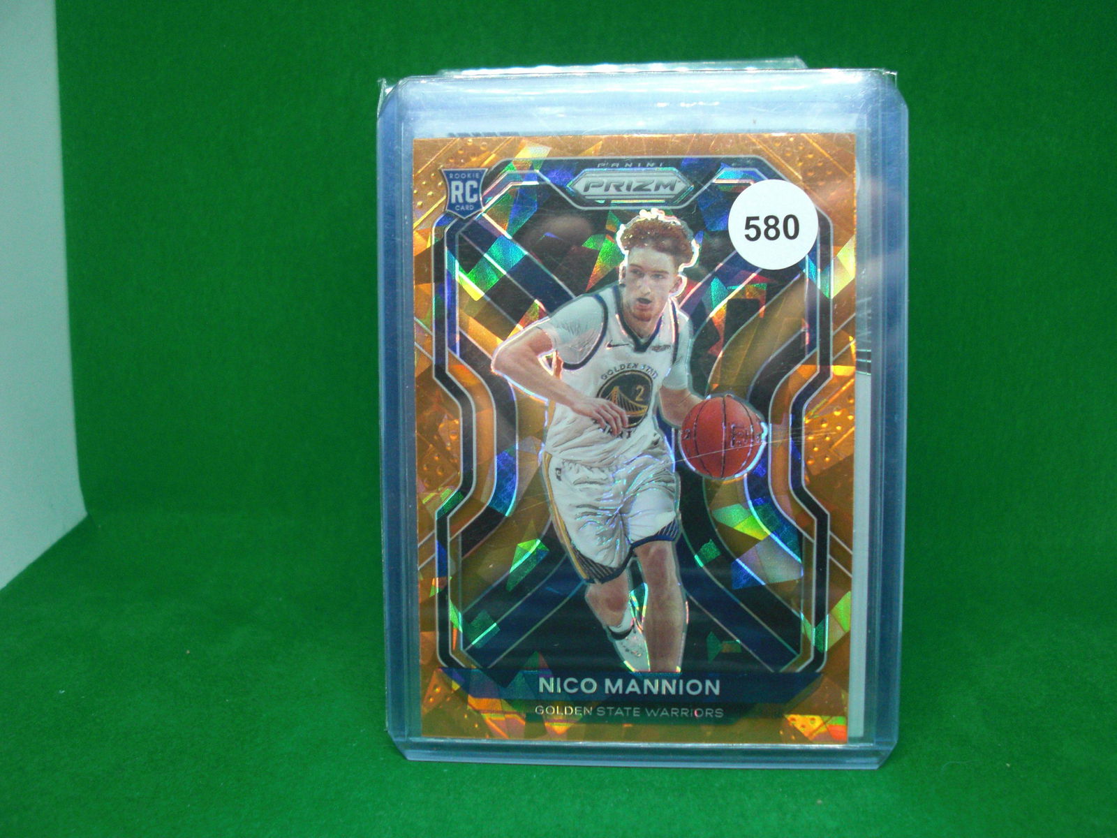 Nico Mannion orange cracked ice rookie (1 of 1)
