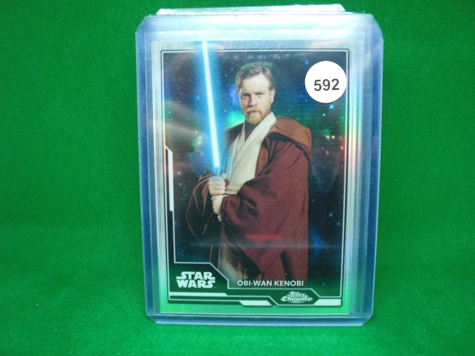 Obi Wan kenobi Star Wars Topps Chrome: in top loader