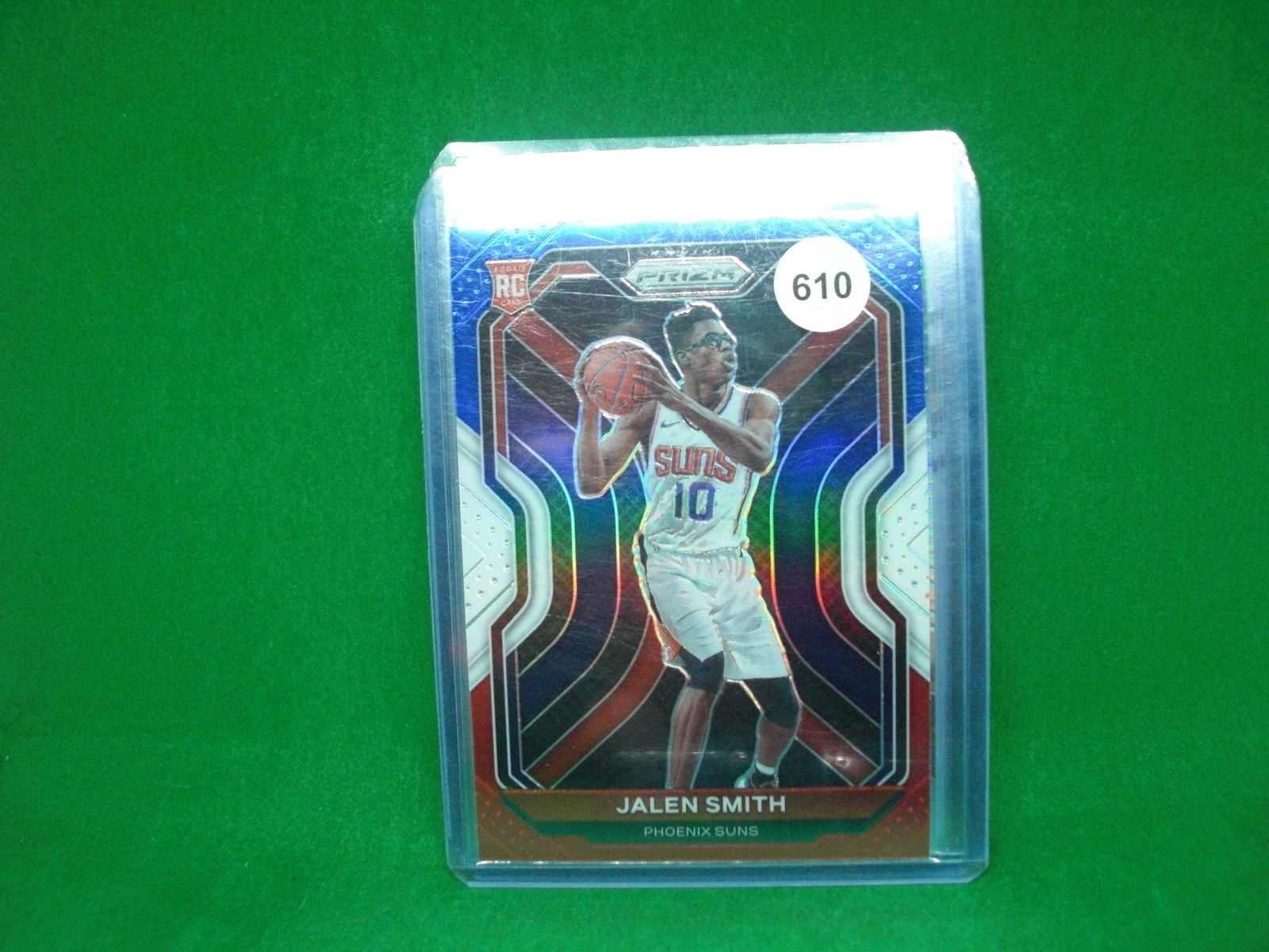 Jalen Smith red white blue prism rookie card (1 of 1)