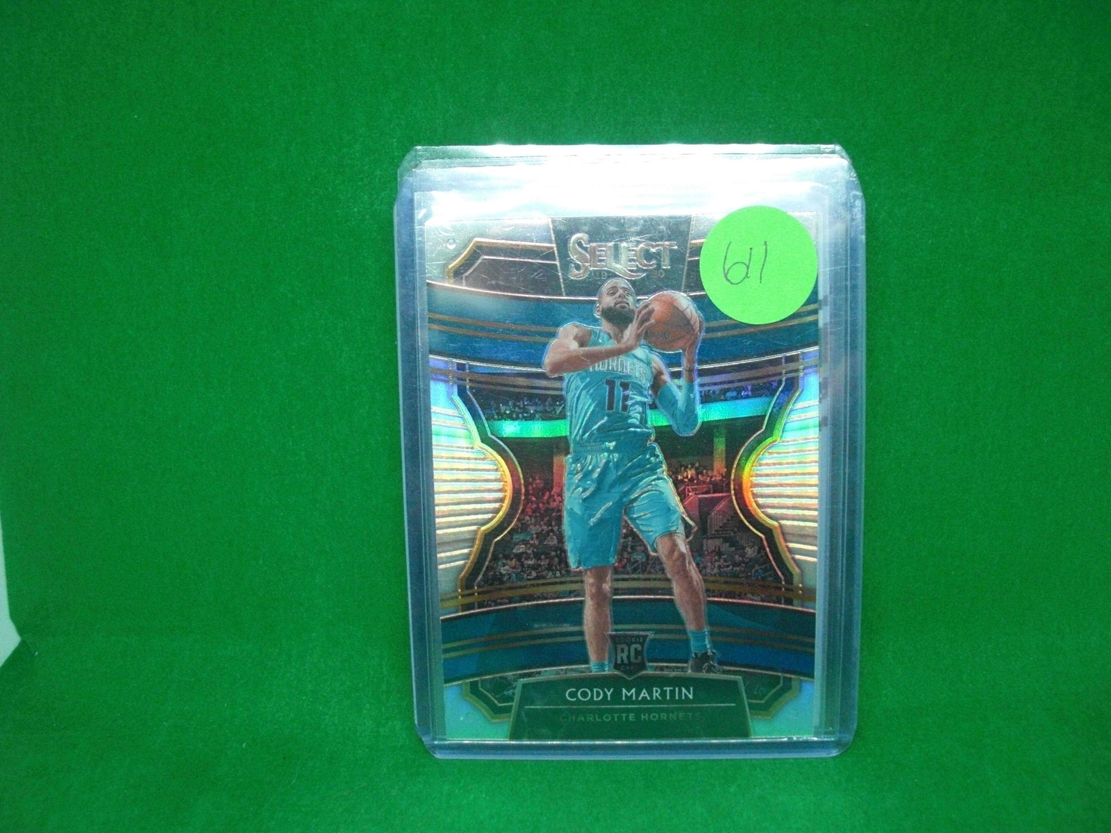 Cody Martin silver select rookie: in top loader