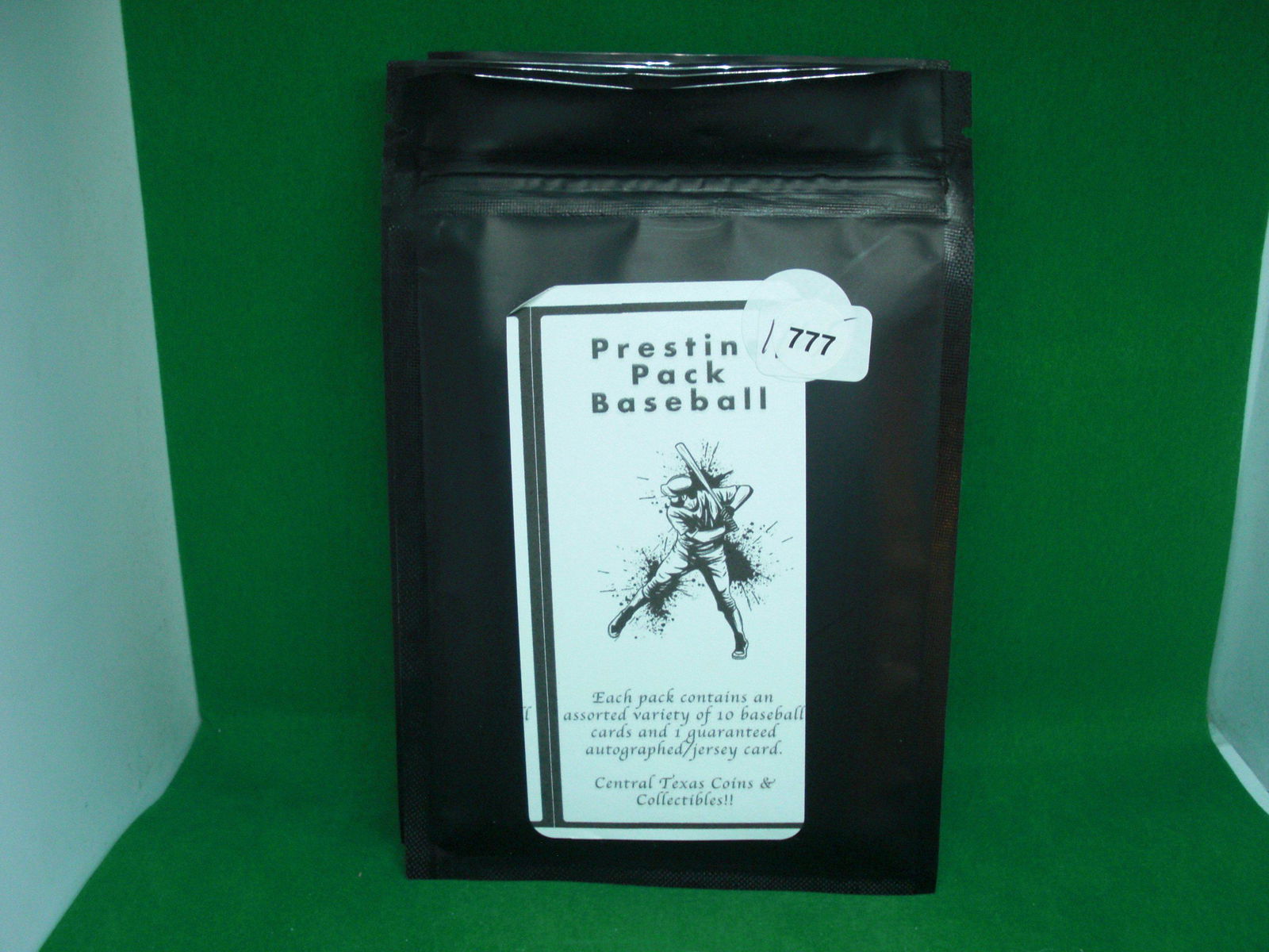 prestine pack baseball with guaranteed hit (1 of 1)