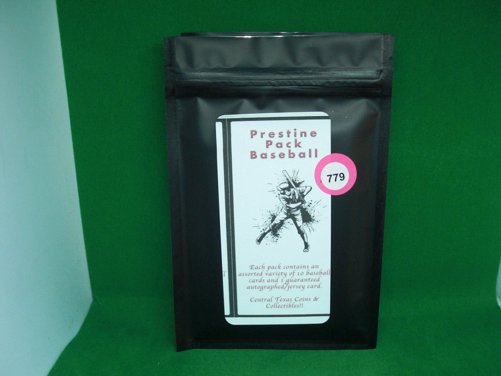 prestine pack baseball with guaranteed hit (1 of 1)