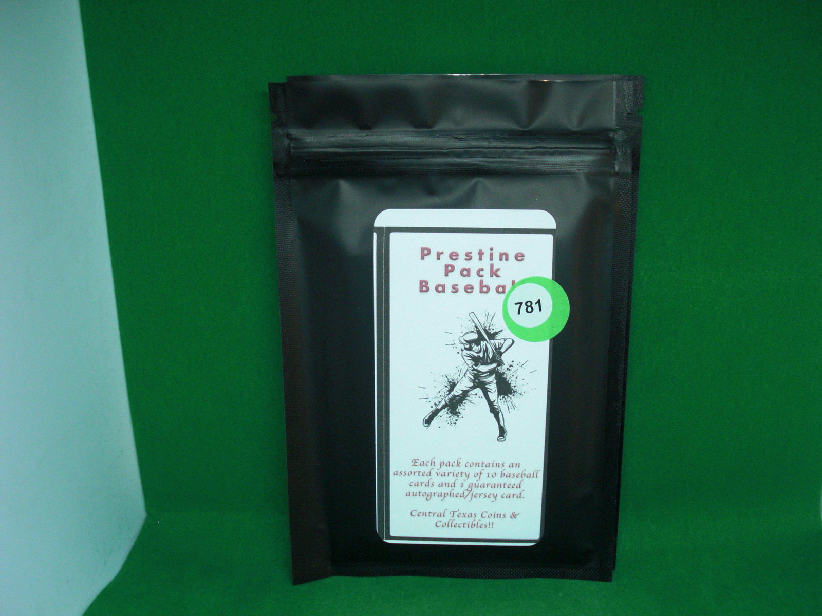 prestine pack baseball with guaranteed hit (1 of 1)