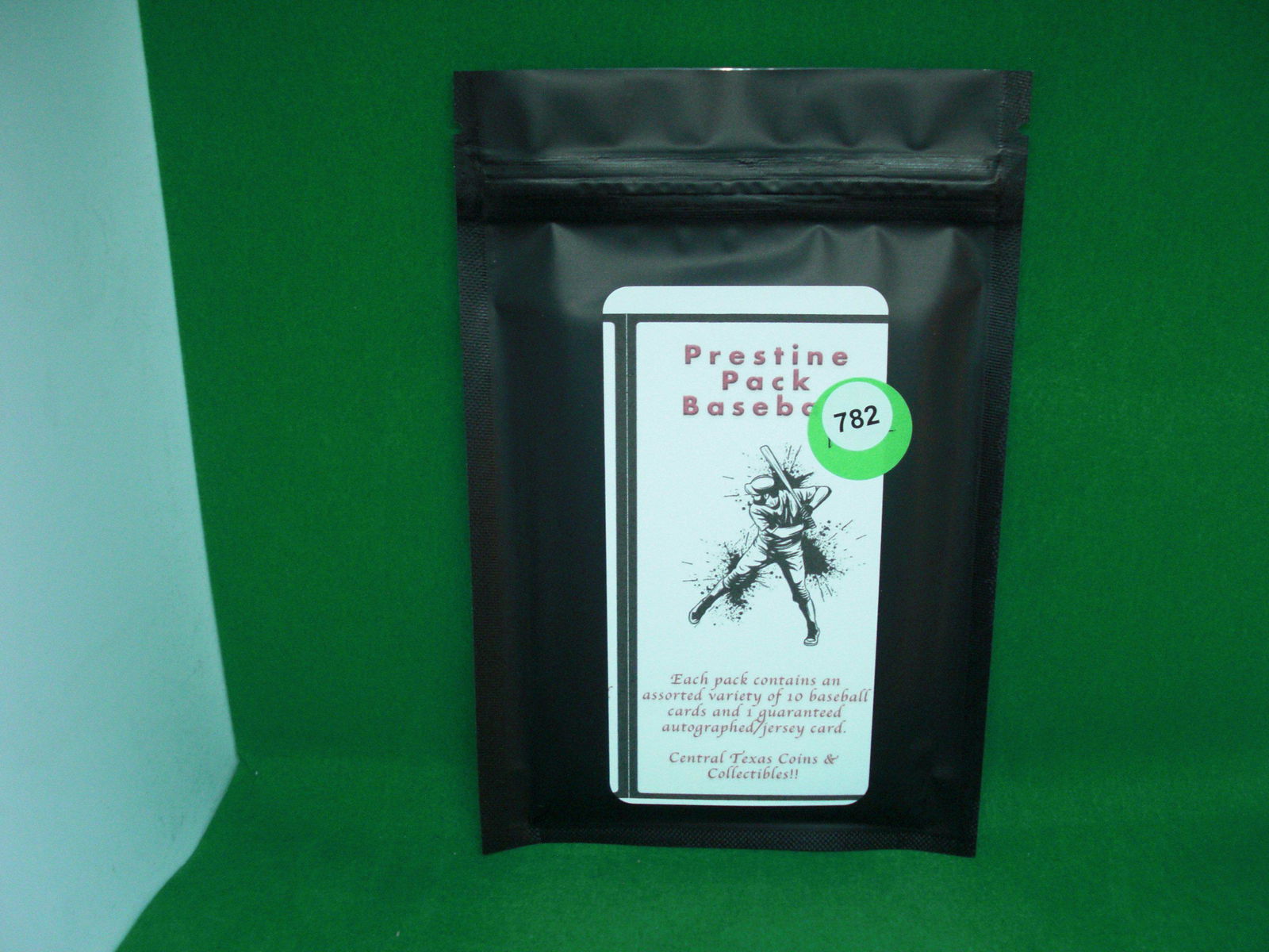 prestine pack baseball with guaranteed hit (1 of 1)