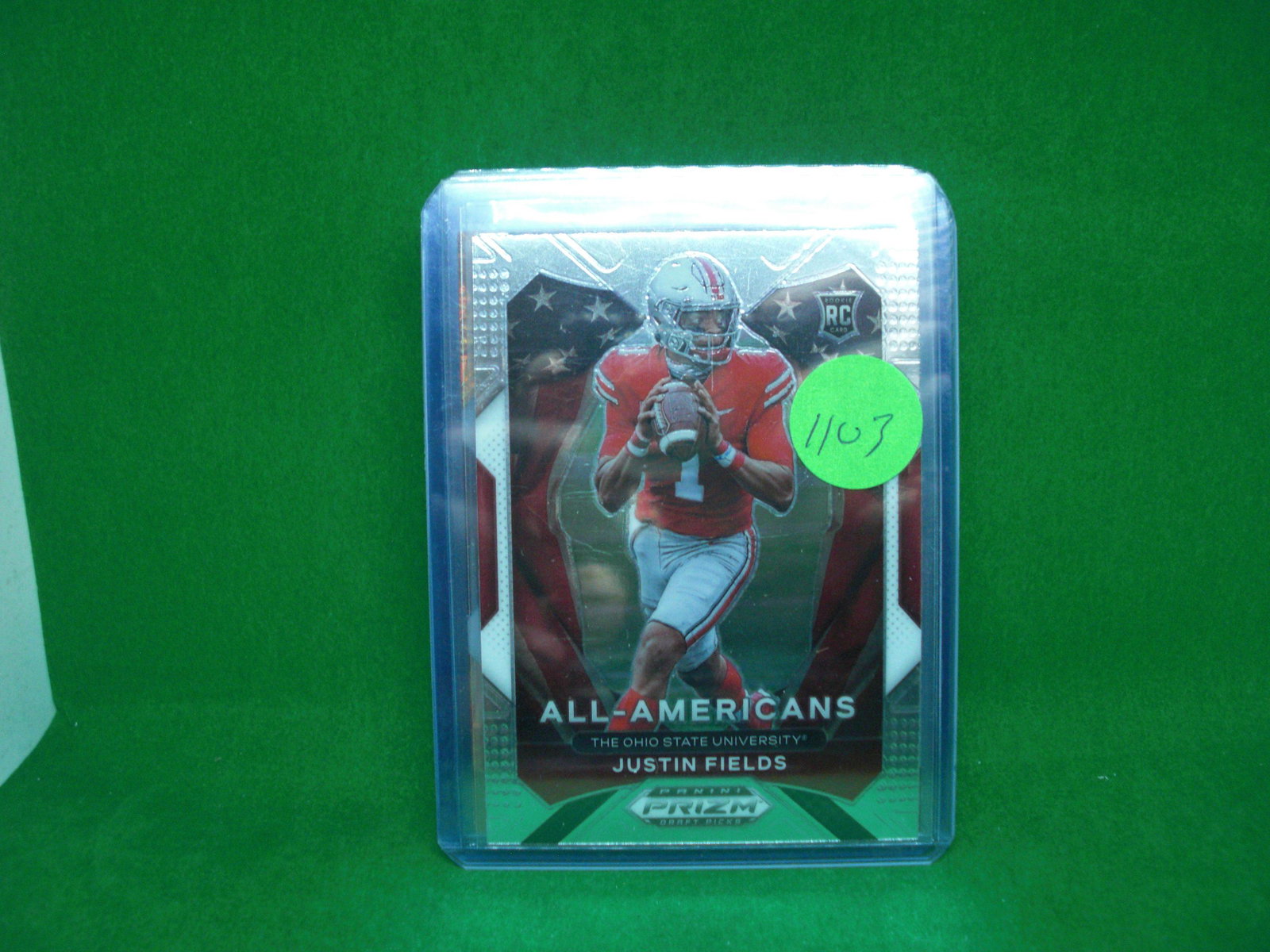 justin fields all americans: in top loader