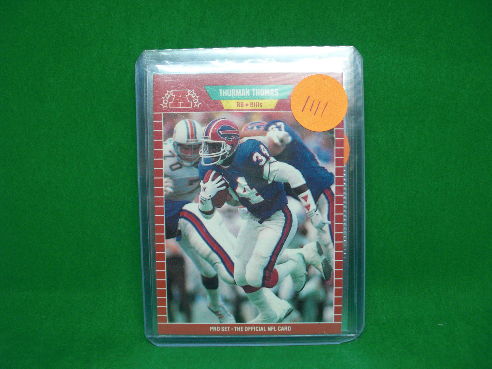 thurman thomas rookie card (1 of 1)