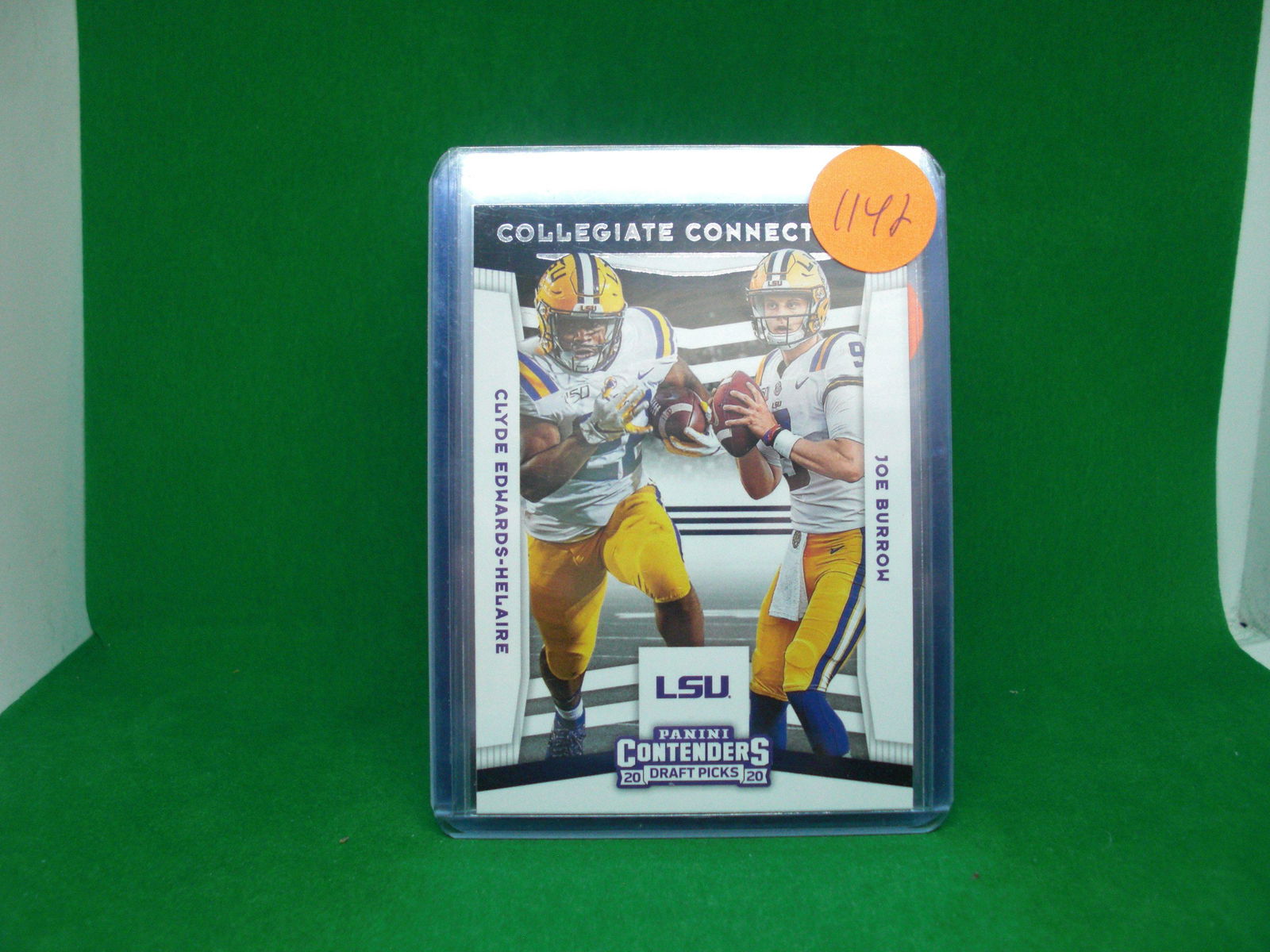 joe burrow rookie card: in top loader