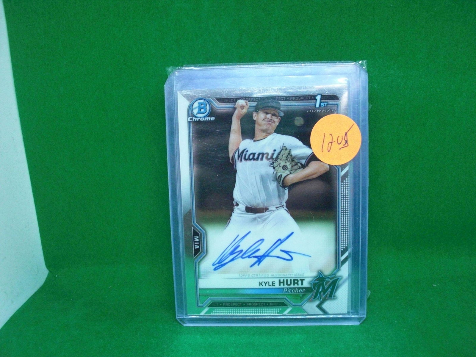 kyle hurt 1st bowman auto (1 of 1)