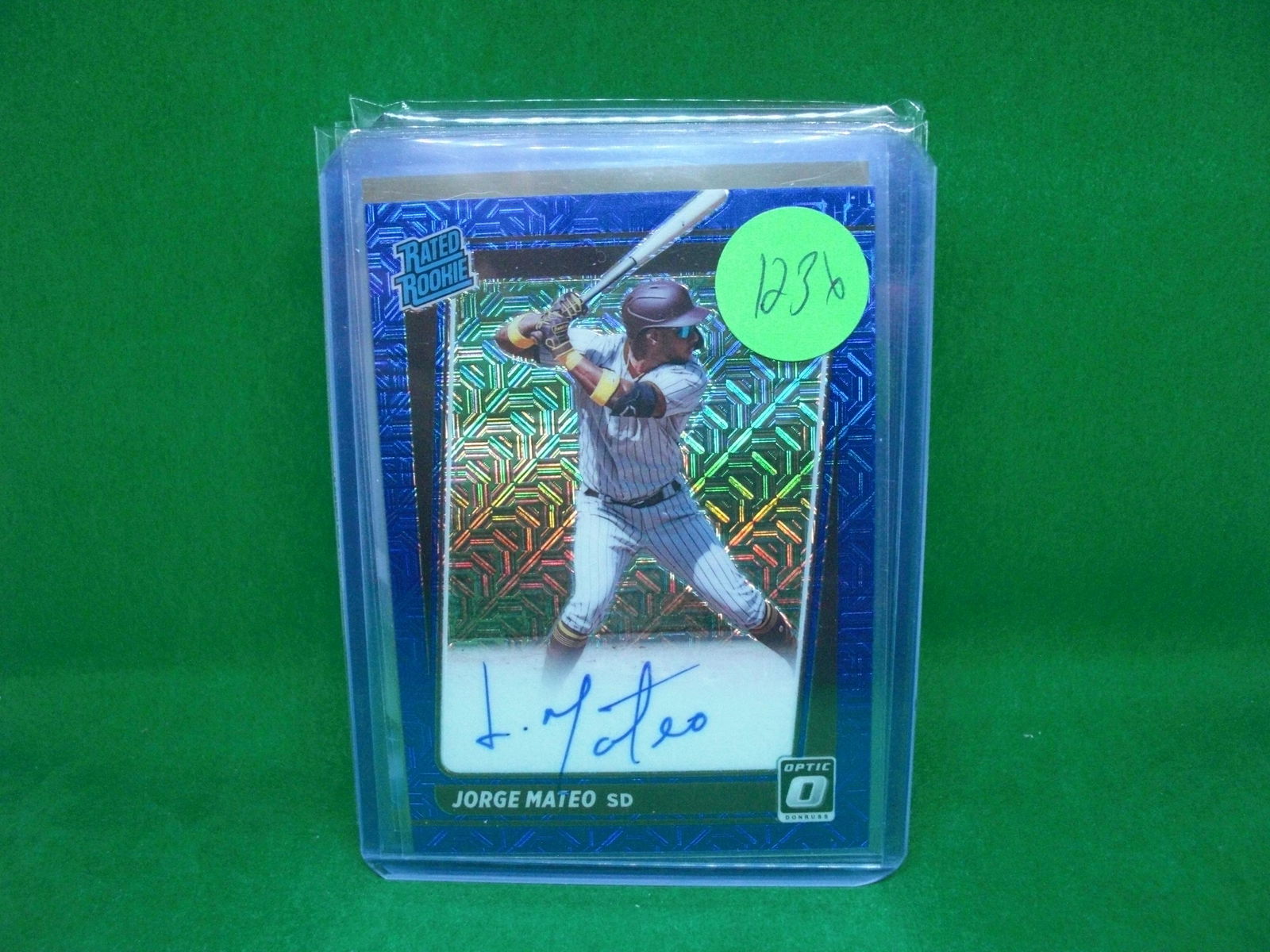 jorge mateo blue mojo auto 80/99 (1 of 1)