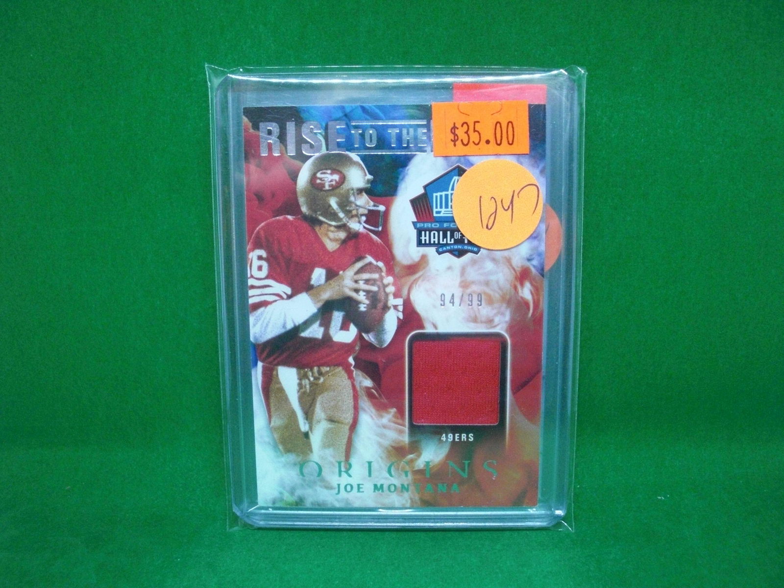 joe montana jersey card 94/99 (1 of 1)