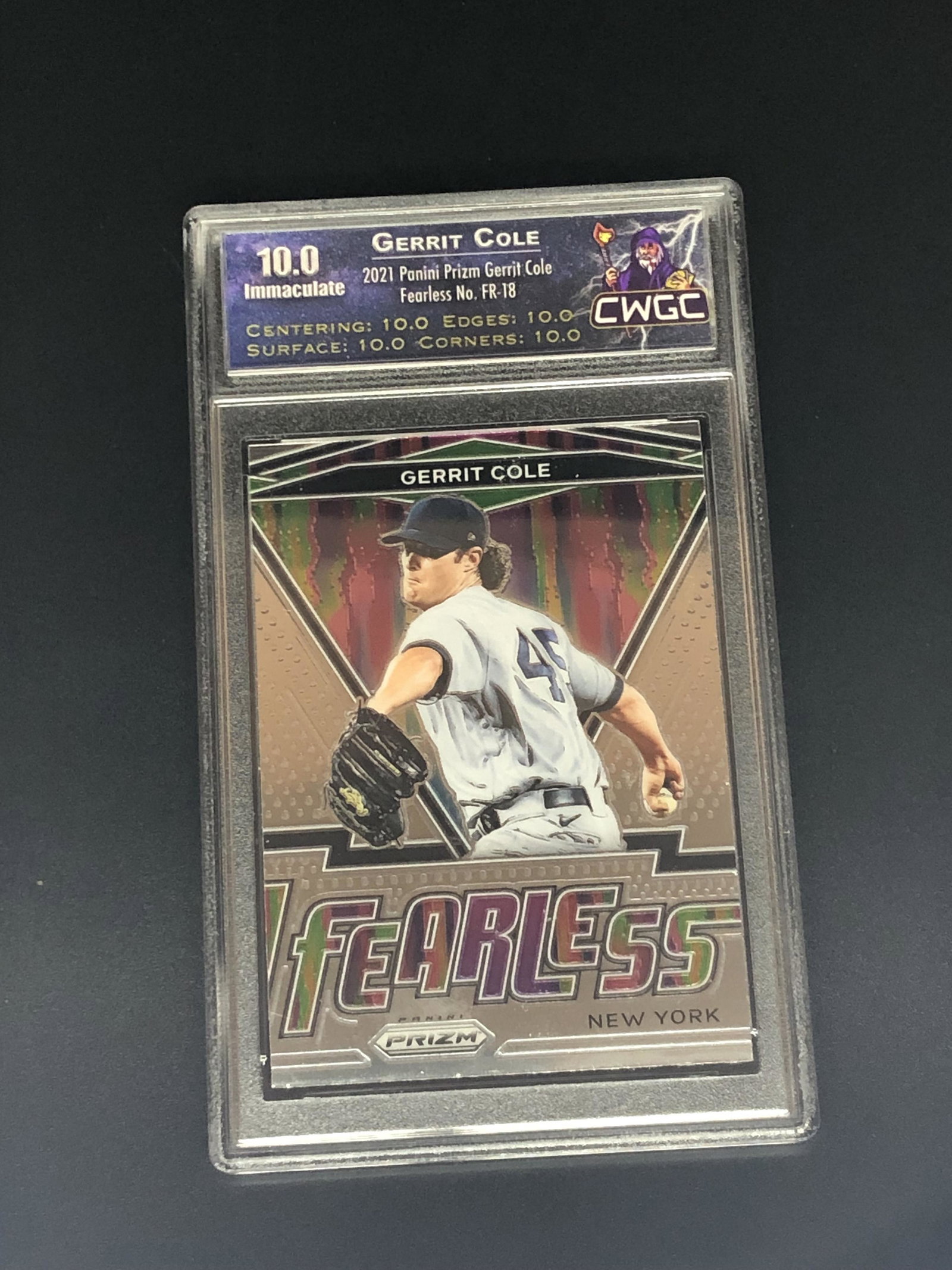 Gerrit Cole Panini Prizm Fearless CWGC 10 (1 of 1)