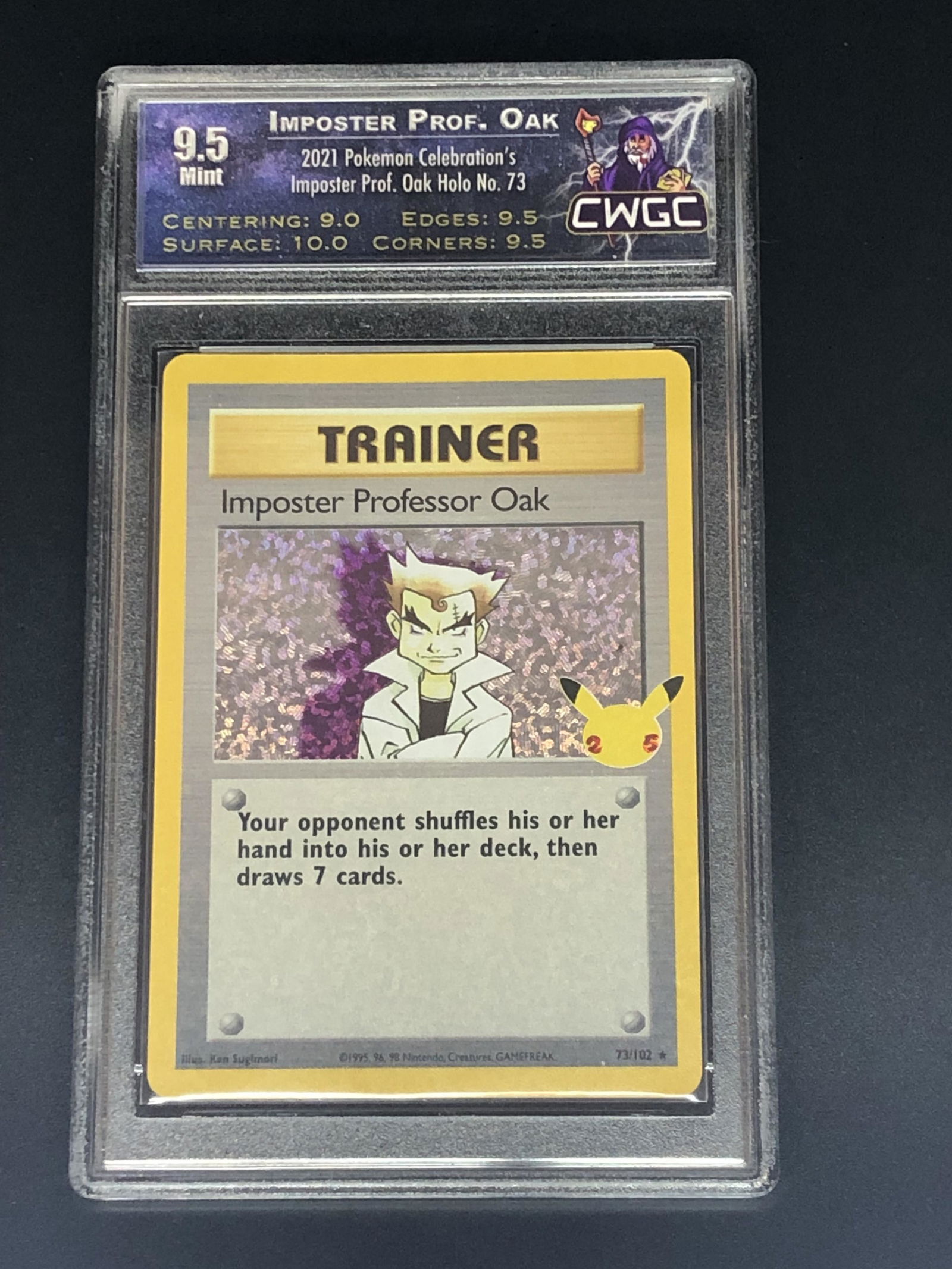 Imposter Professor Oak Holo CWGC 9.5 (1 of 1)