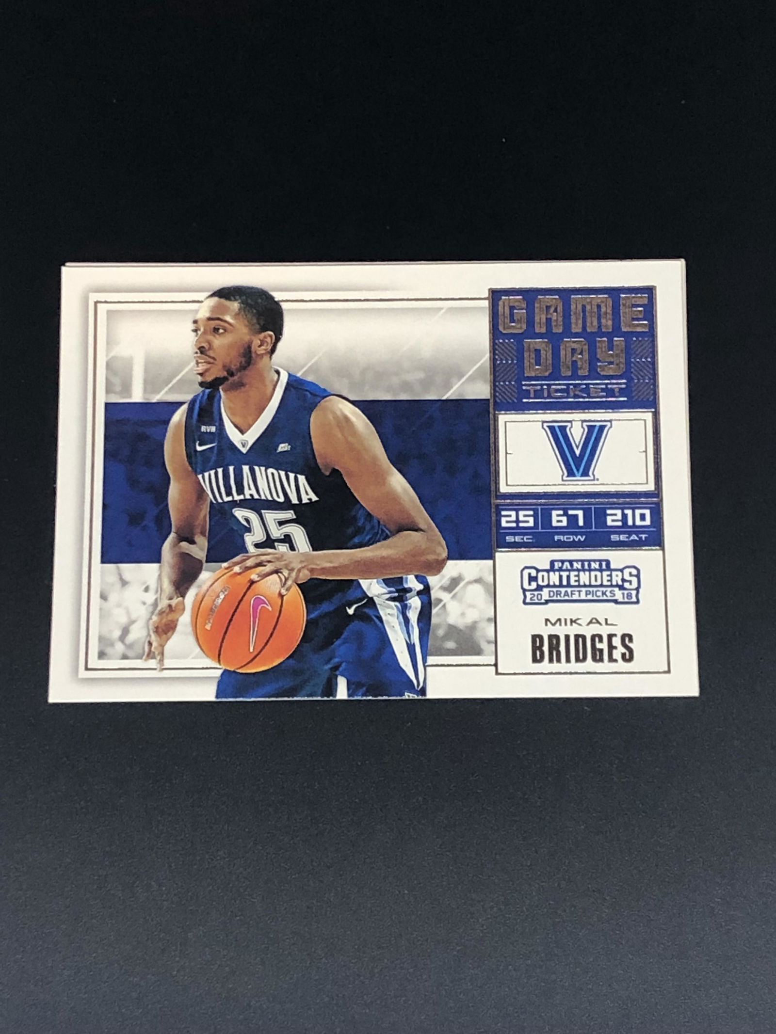 Mikal Bridges Panini Contenders Game Day Ticket (1 of 1)