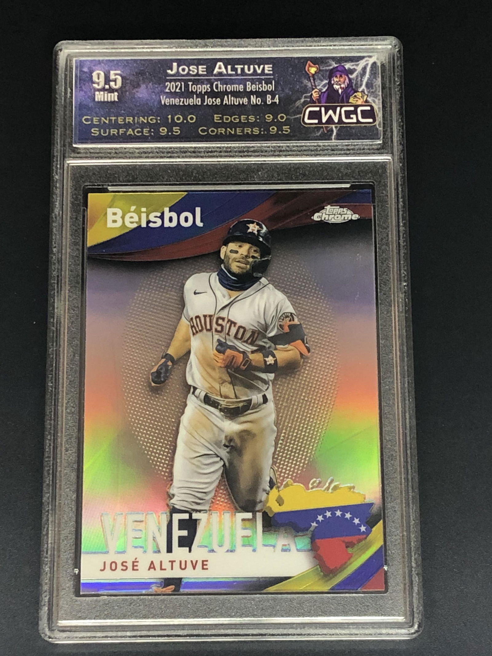 Jose Altuve Topps Chrome CWGC 9.5 (1 of 1)