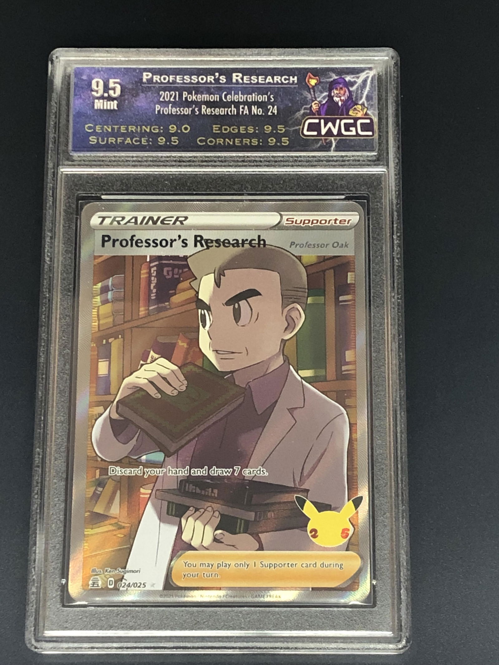Professor's Research Full Art CWGC 9.5 (1 of 1)