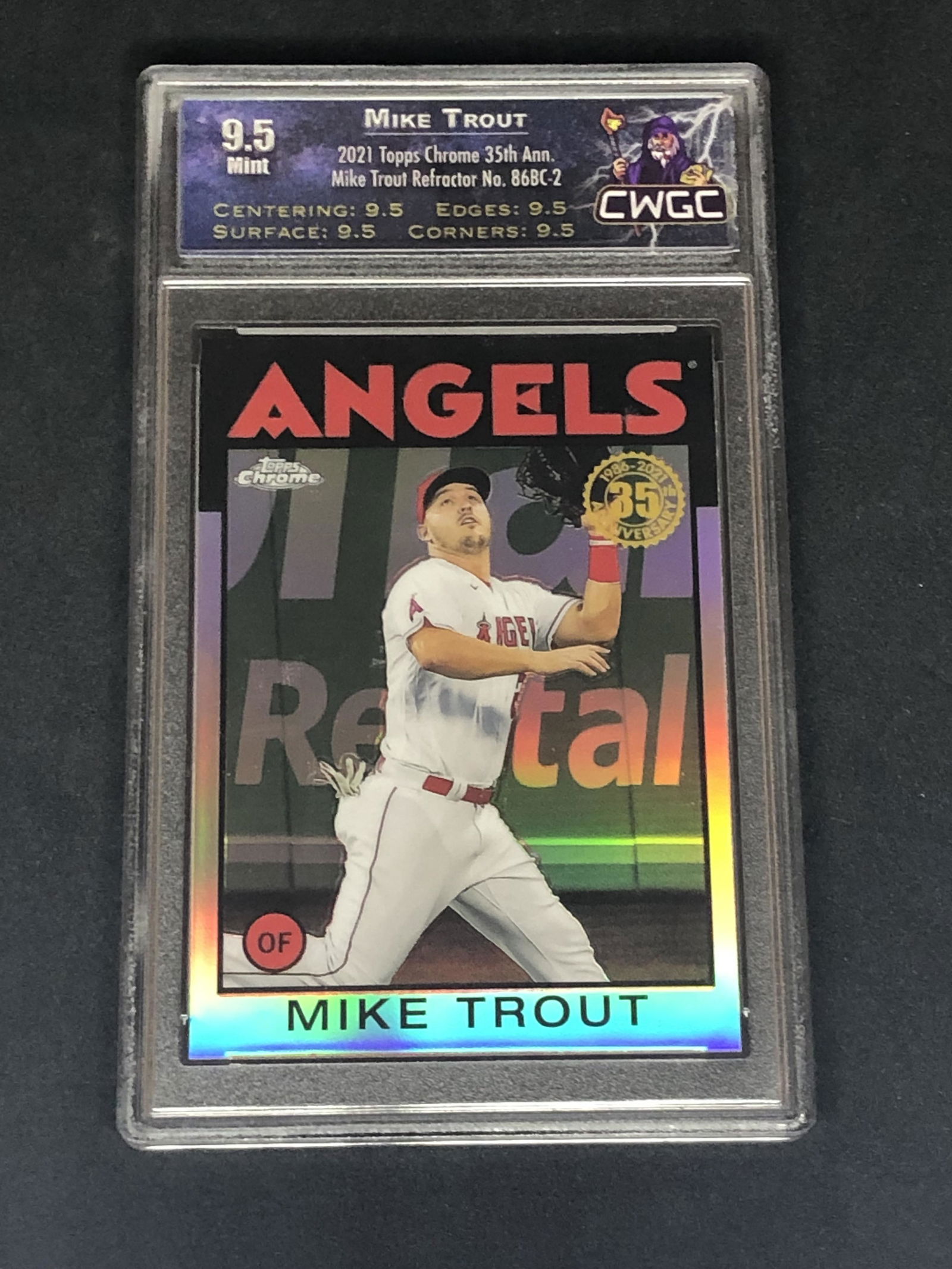 Mike Trout Topps Chrome CWGC 9.5 (1 of 1)