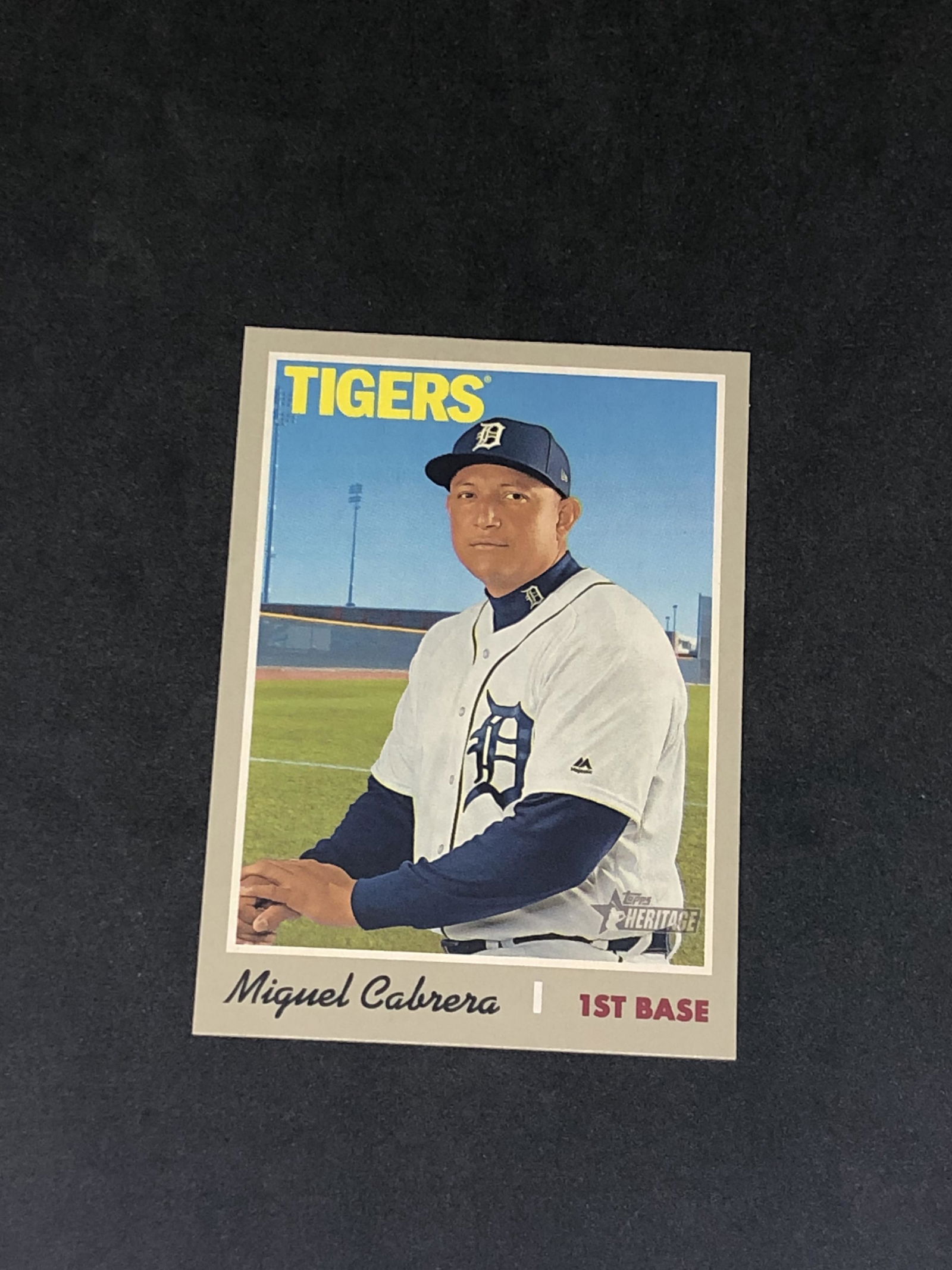 Miguel Cabrera Topps Heritage (1 of 1)