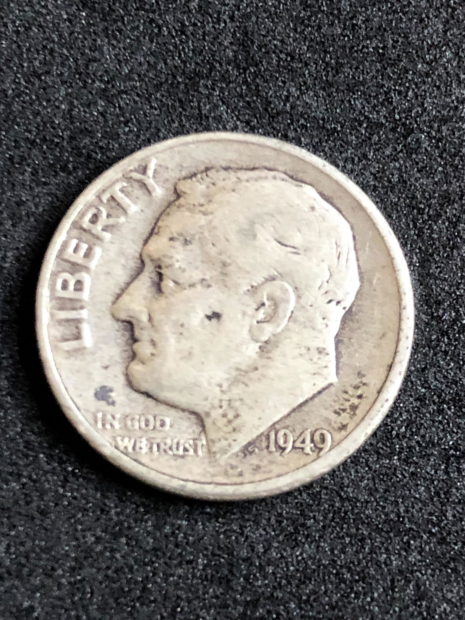 1949 Roosevelt Dime (1 of 1)