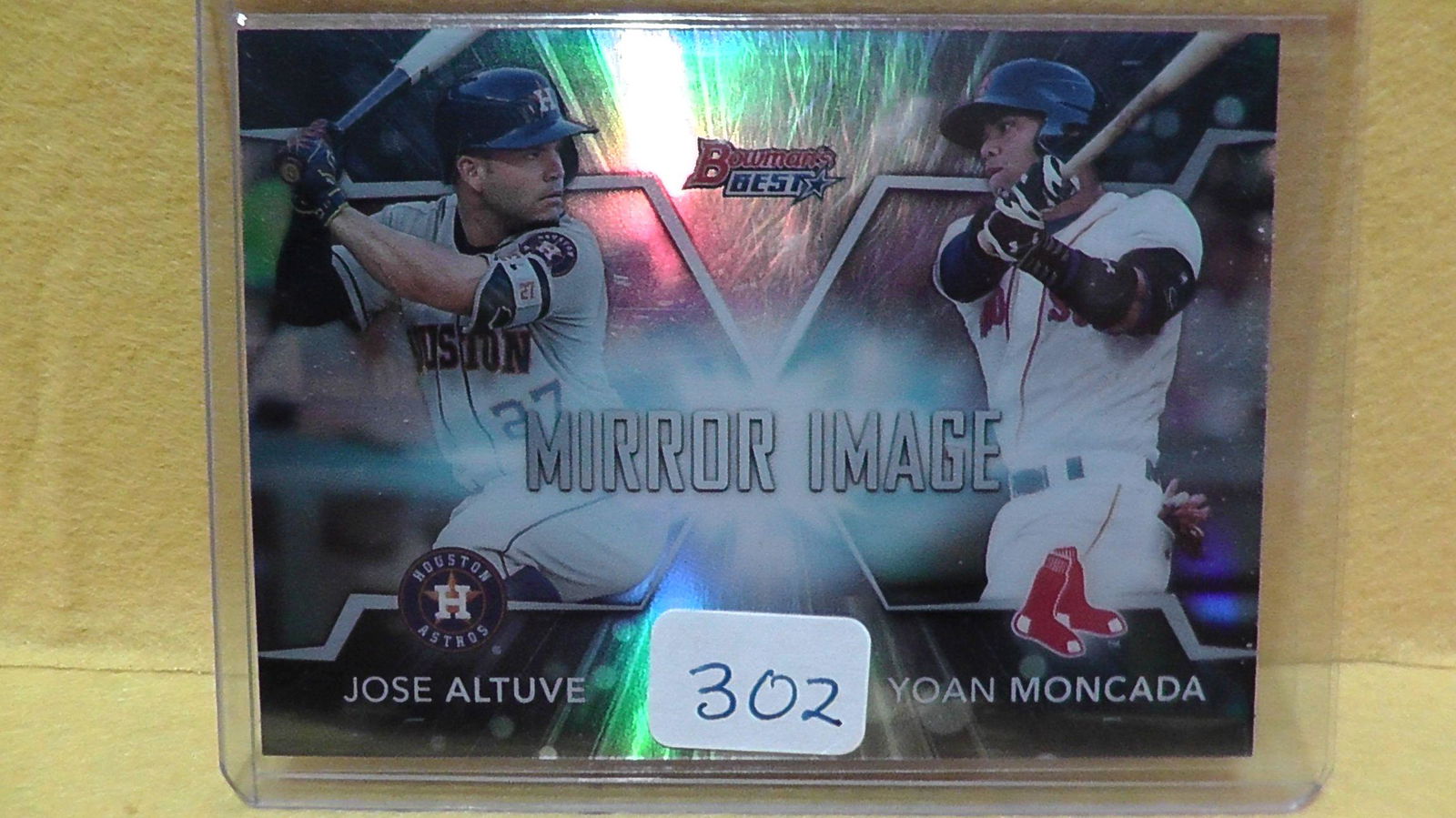 Jose Altuve/Yoan Moncada Refractor (1 of 1)