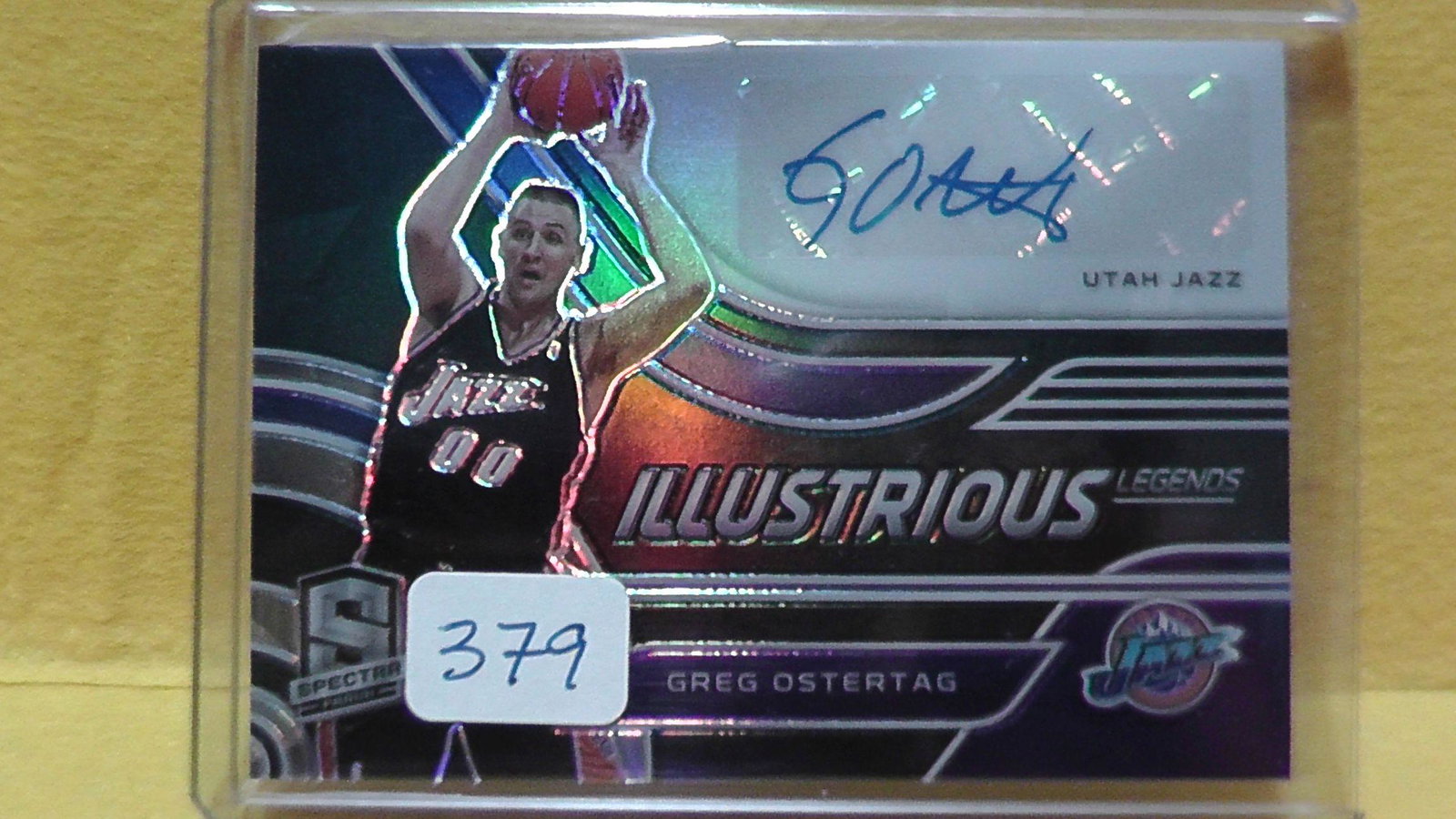 Greg Ostertag - Signature Prizm: Greg Ostertag - Signature
