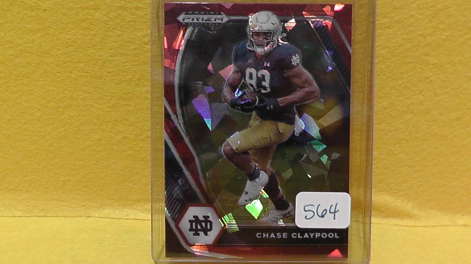 Chase Claypool Red Ice Prizm (1 of 1)