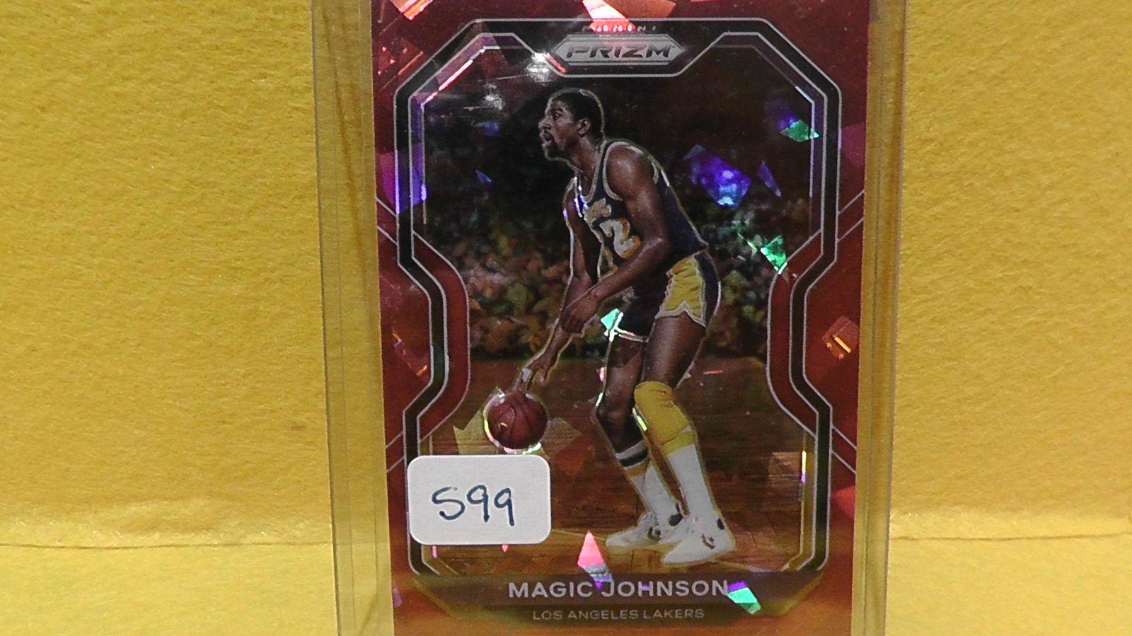 Magic Johnson Red Ice Prizm (1 of 1)