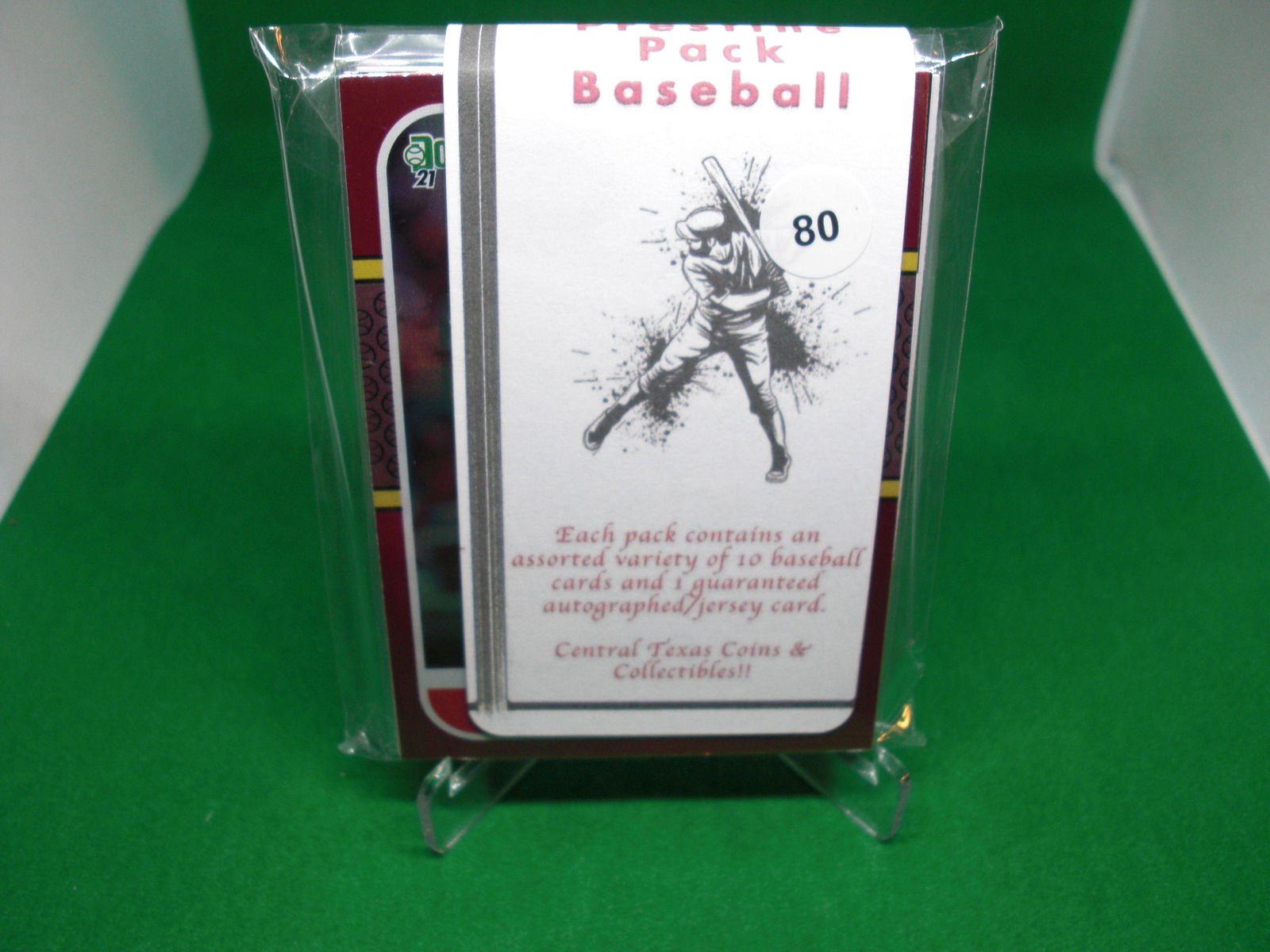 prestine pack baseball with guaranteed hit (1 of 1)