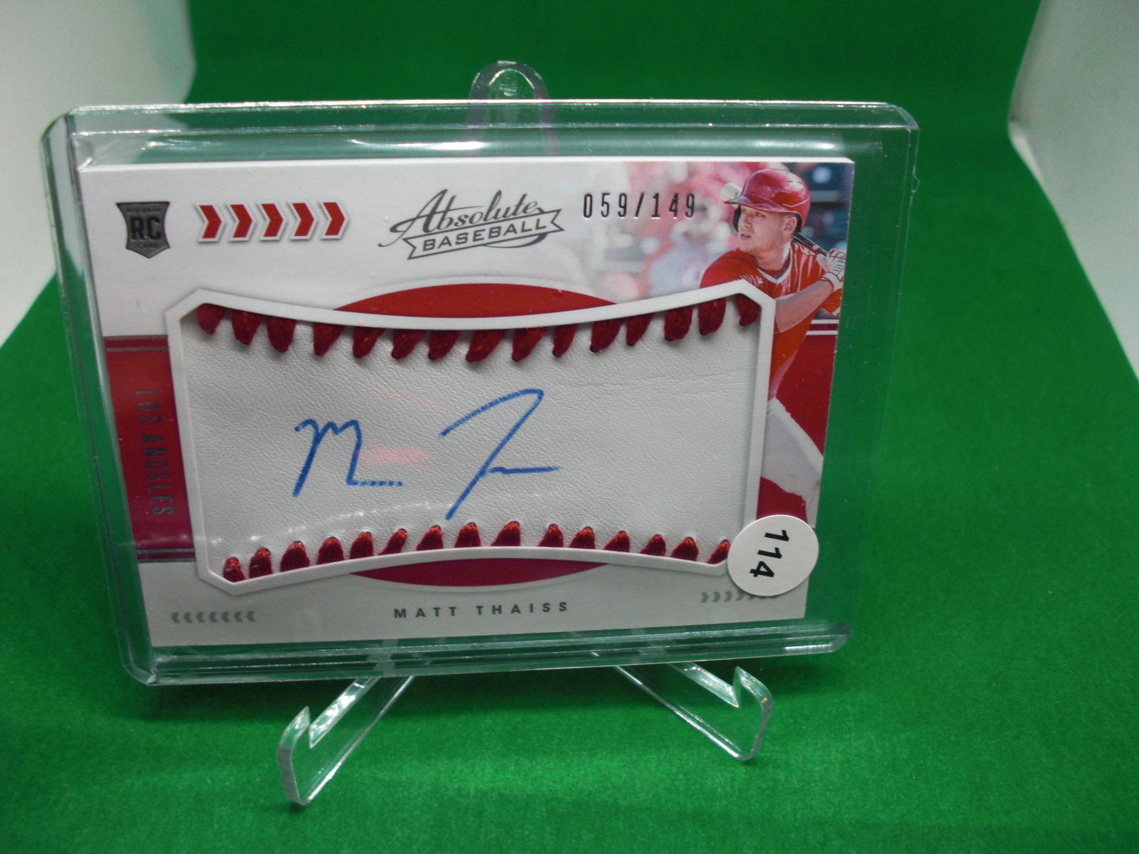 matt thaiss rookie auto 059/149 (1 of 1)