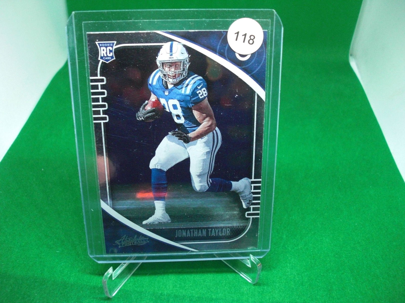 Jonathan Taylor Rookie card (1 of 1)