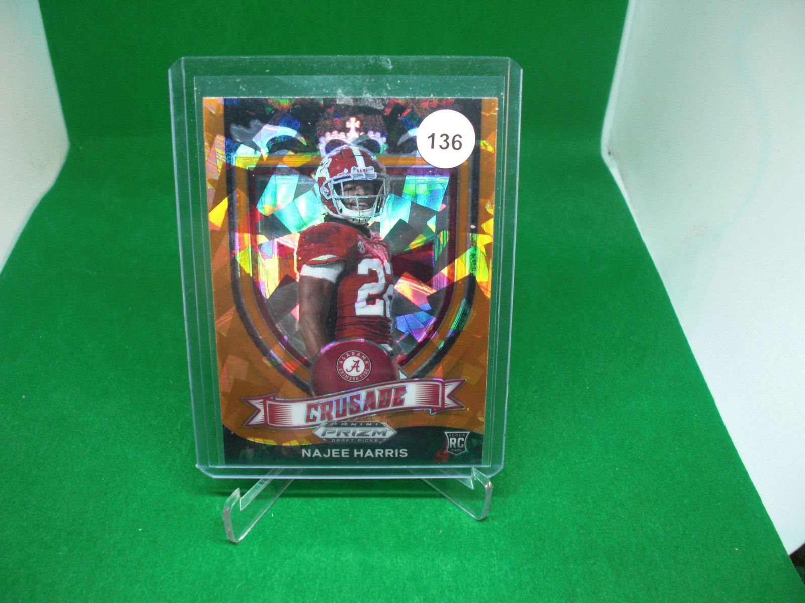 najee harris orange cracked ice rookie (1 of 1)