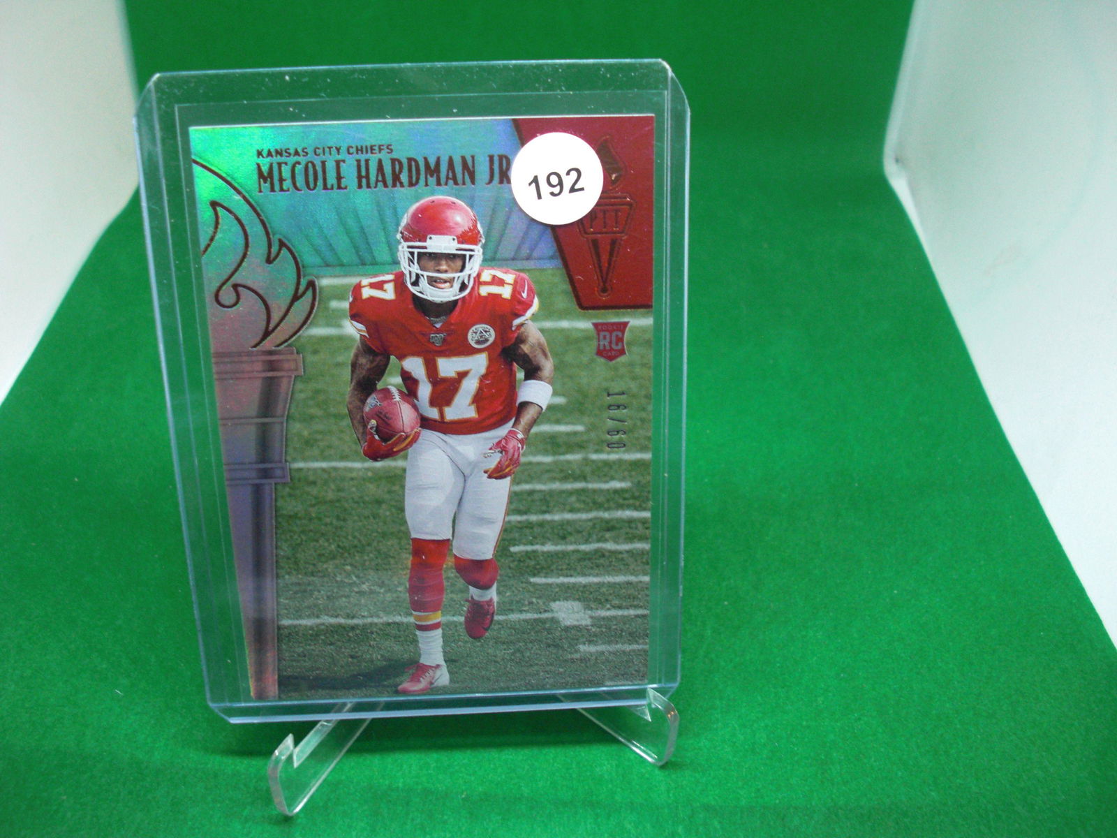mecole hardman jr rookie card 16/60 (1 of 1)