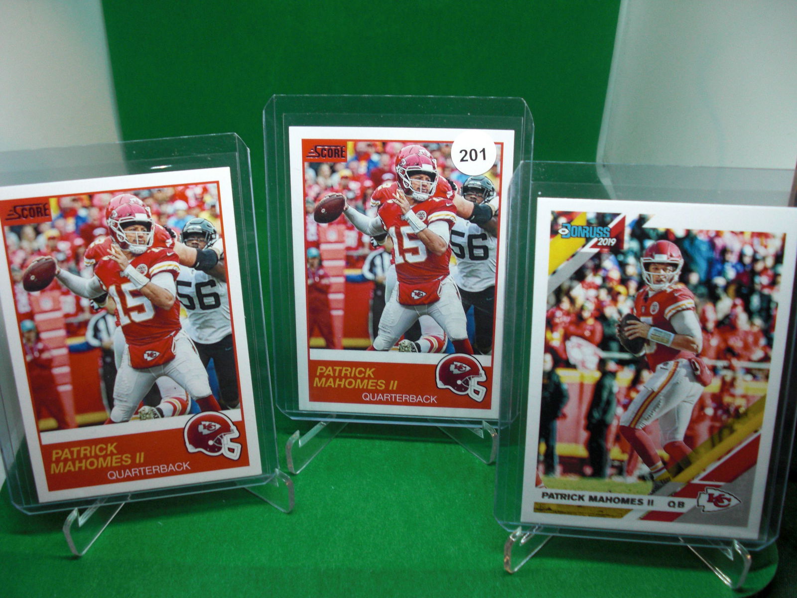 lot of 3 patrick mahomes II cards (1 of 1)