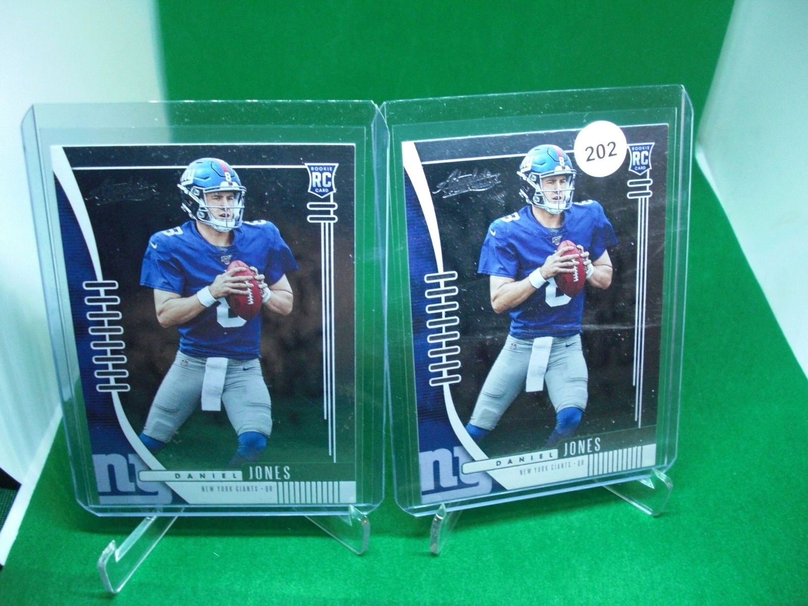 (2) daniel jones rookie card (1 of 1)