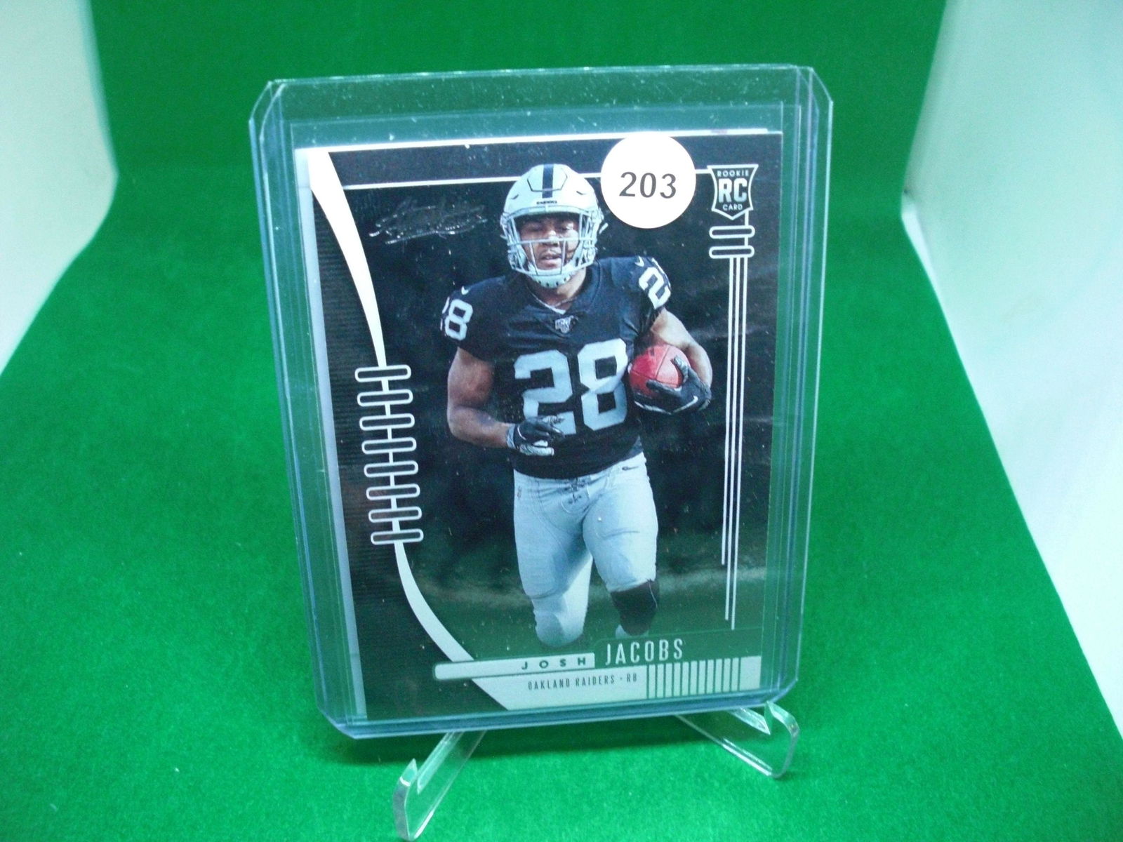 josh jacobs rookie card (1 of 1)