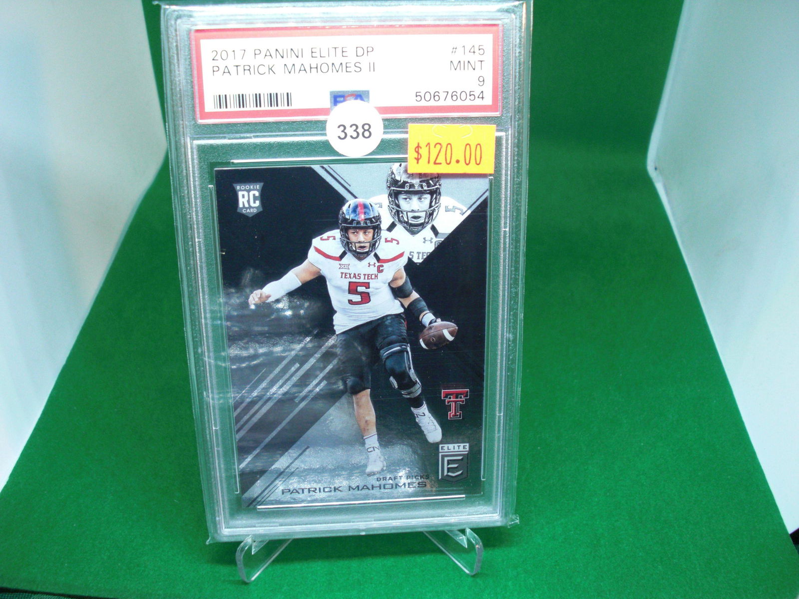 psa 9 mint patrick mahomes II rookie card (1 of 1)