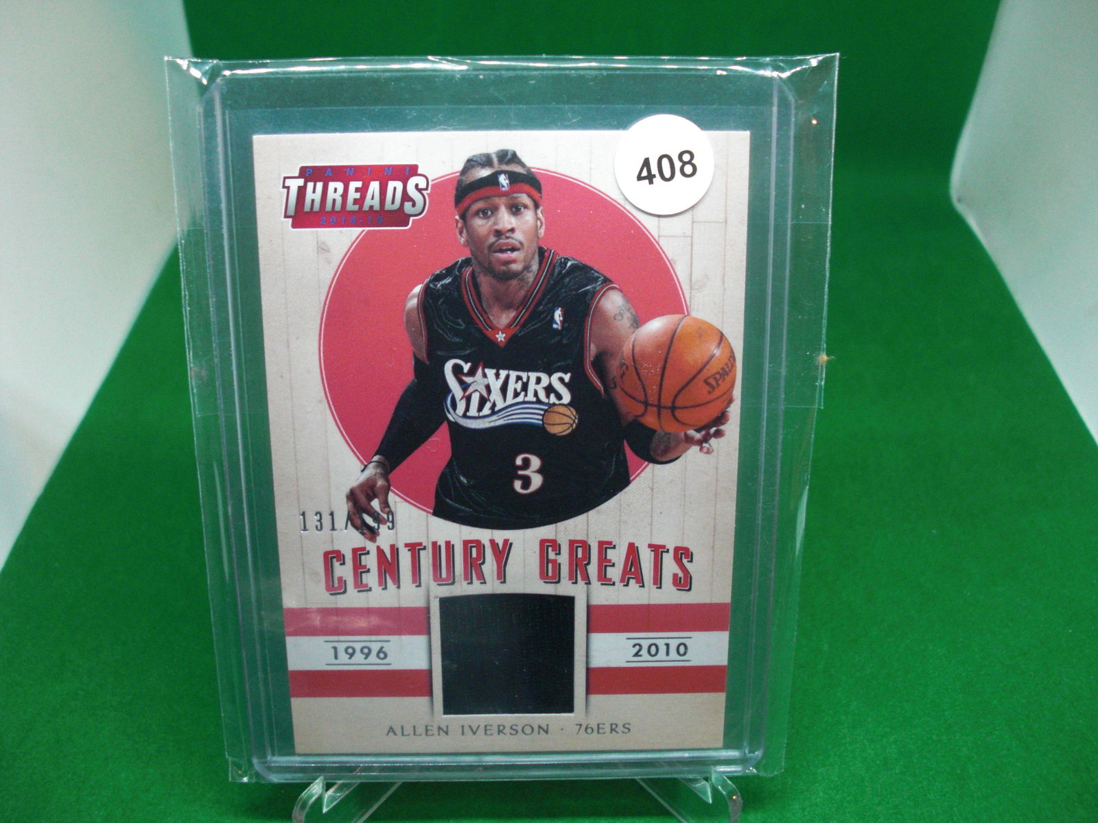 allen iverson jersey card 131/199 (1 of 1)