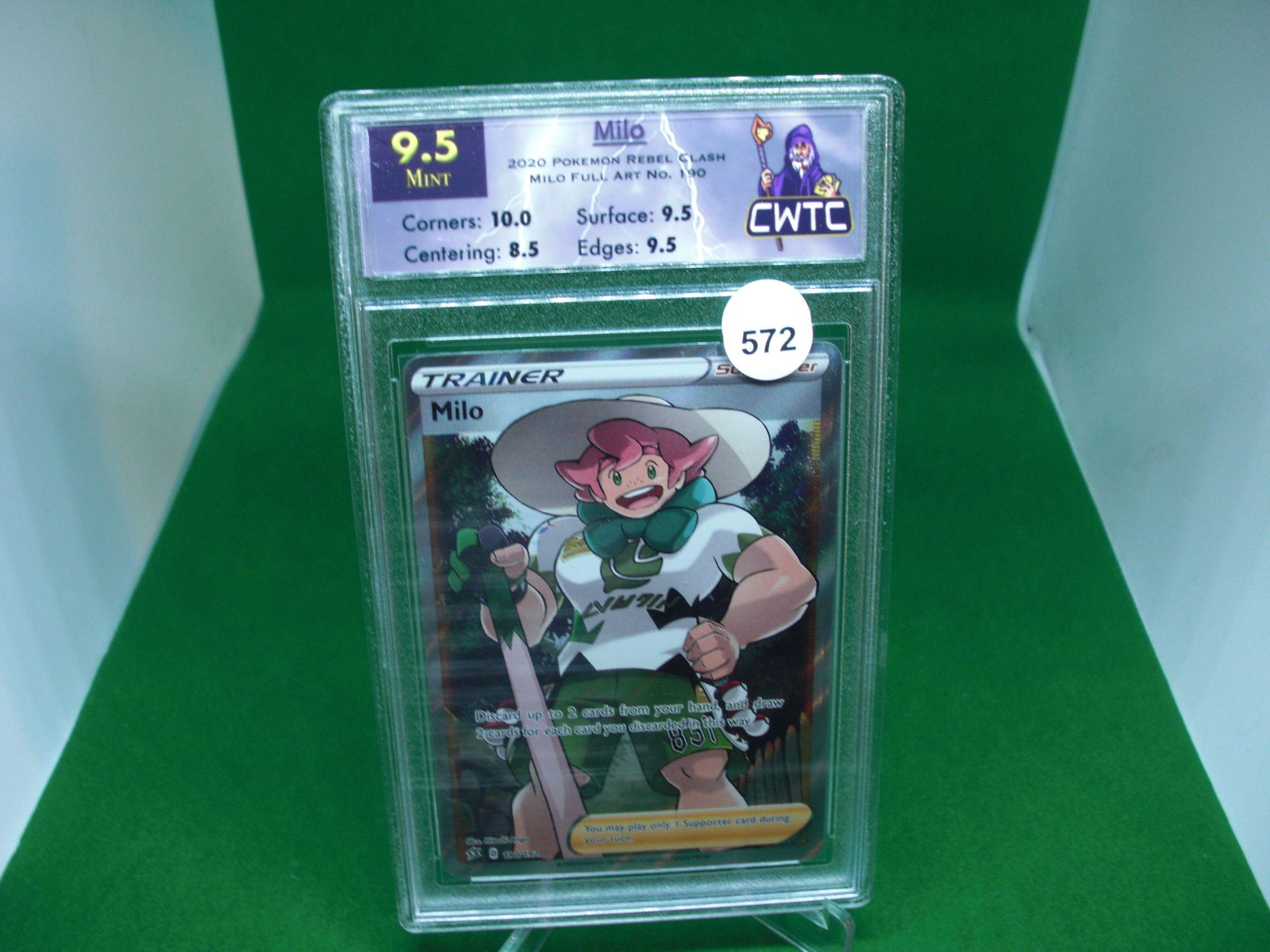 cwtc 9.5 milo shiny trainer card: cwtc 9.5 milo shiny trainer card