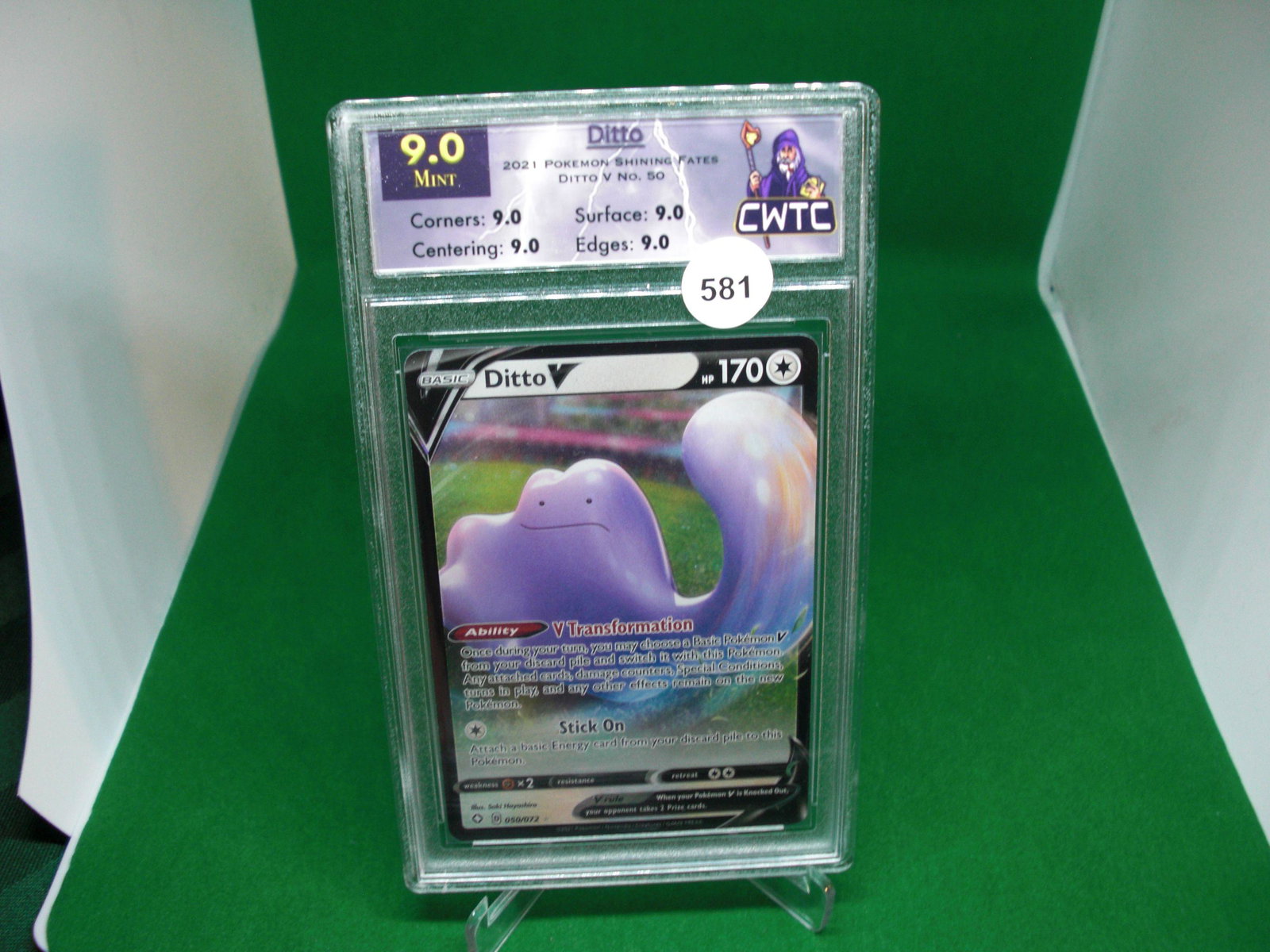 cwtc 9.0 ditto full art card: cwtc 9.0 ditto full art card