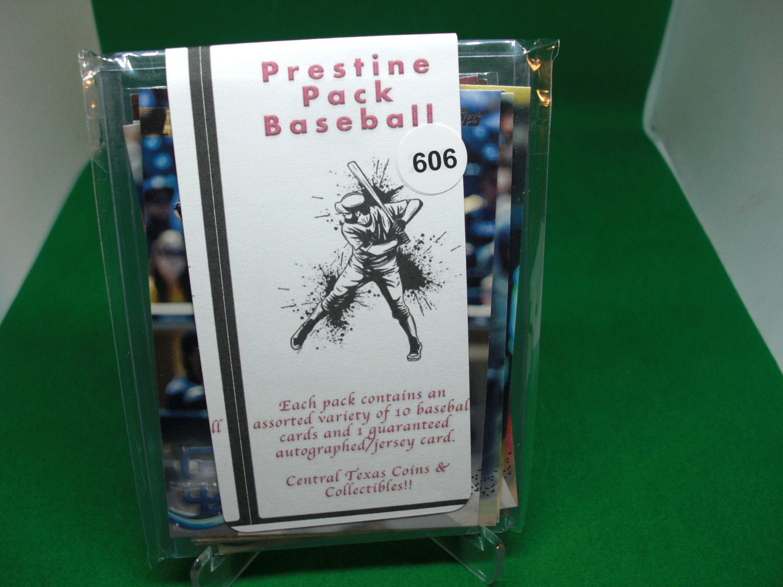 prestine pack baseball with guaranteed hit (1 of 1)