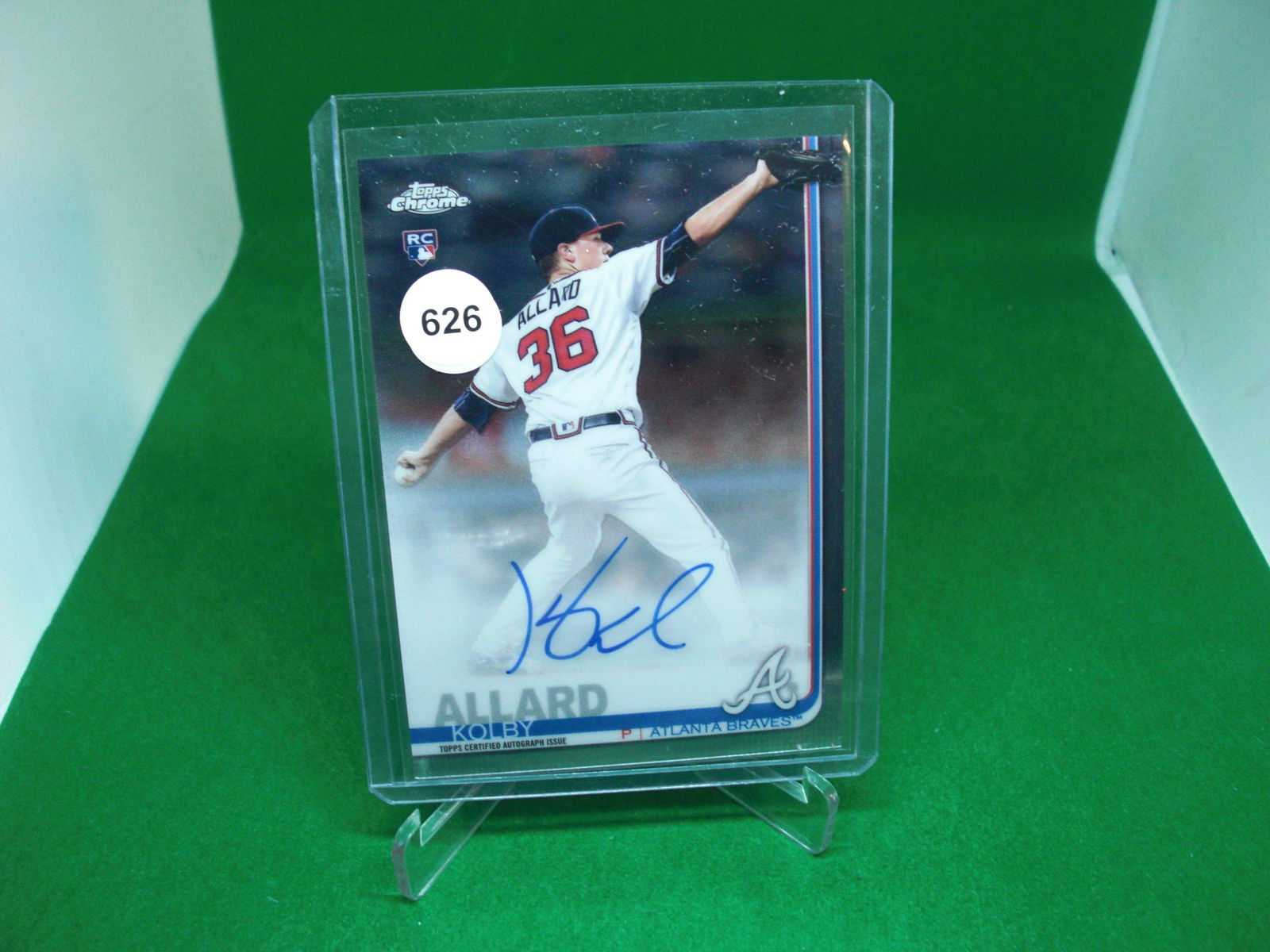 kolby allard topps chrome rookie auto (1 of 1)