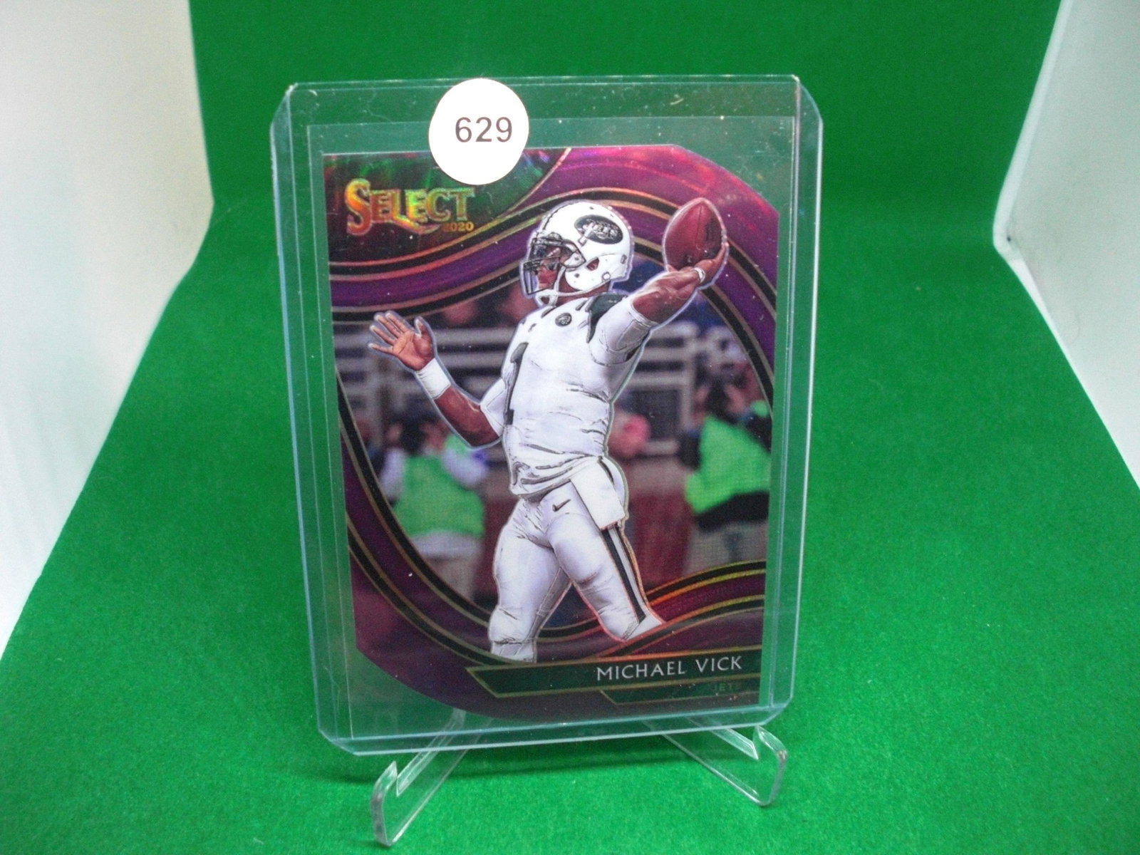 michael vick purple select die cut (1 of 1)