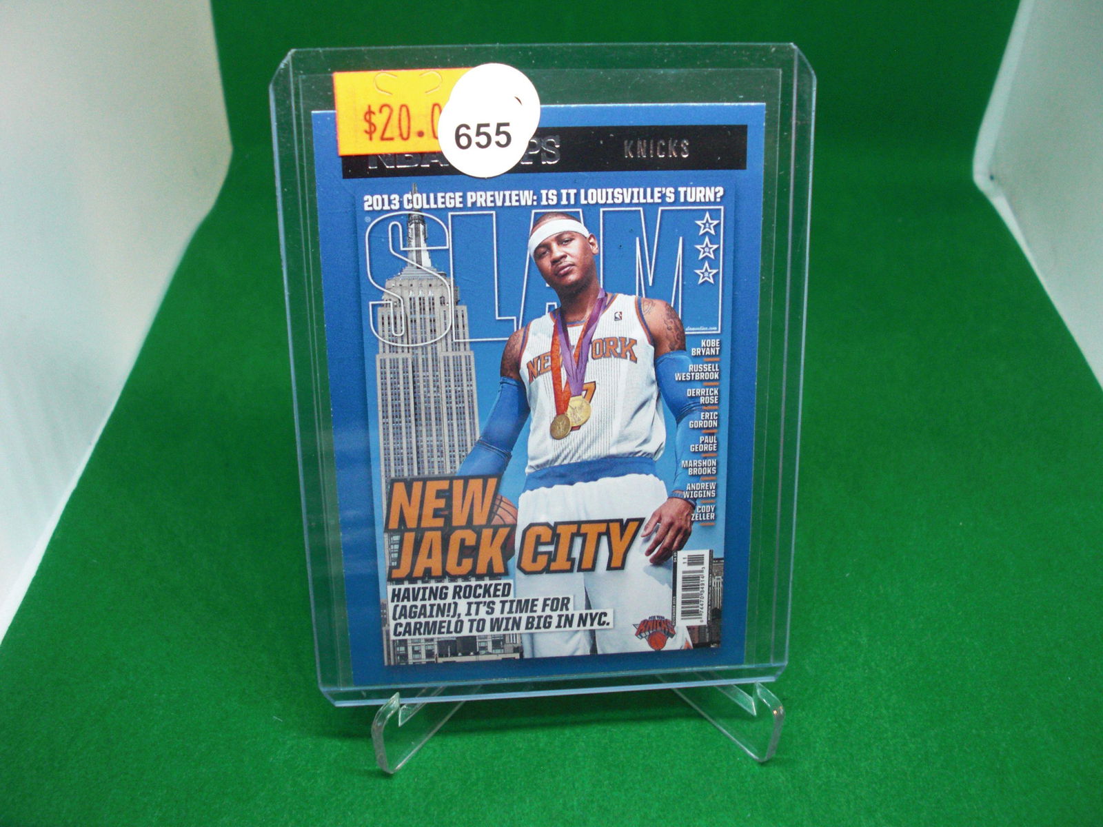 carmelo anthony slam magazine insert (1 of 1)
