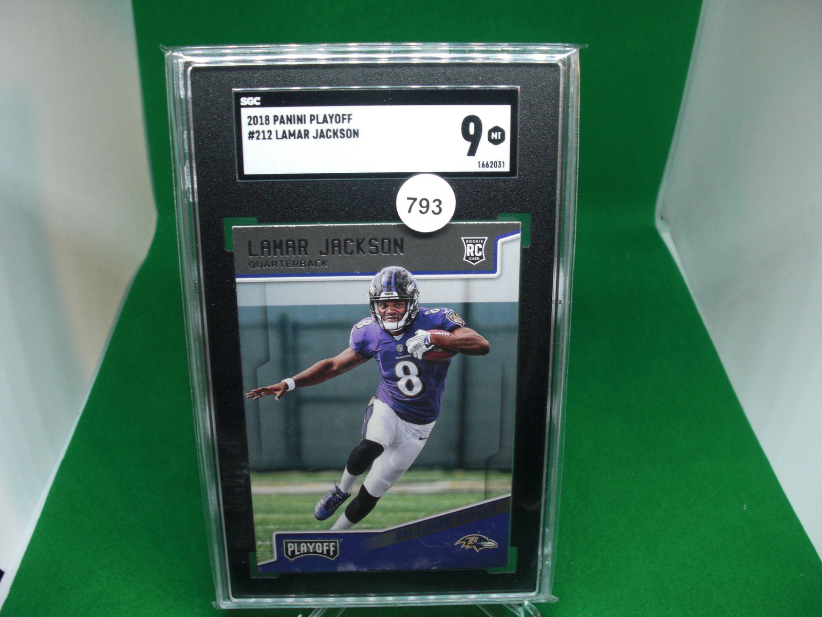 sgc 9 lamar jackson rookie card (1 of 1)