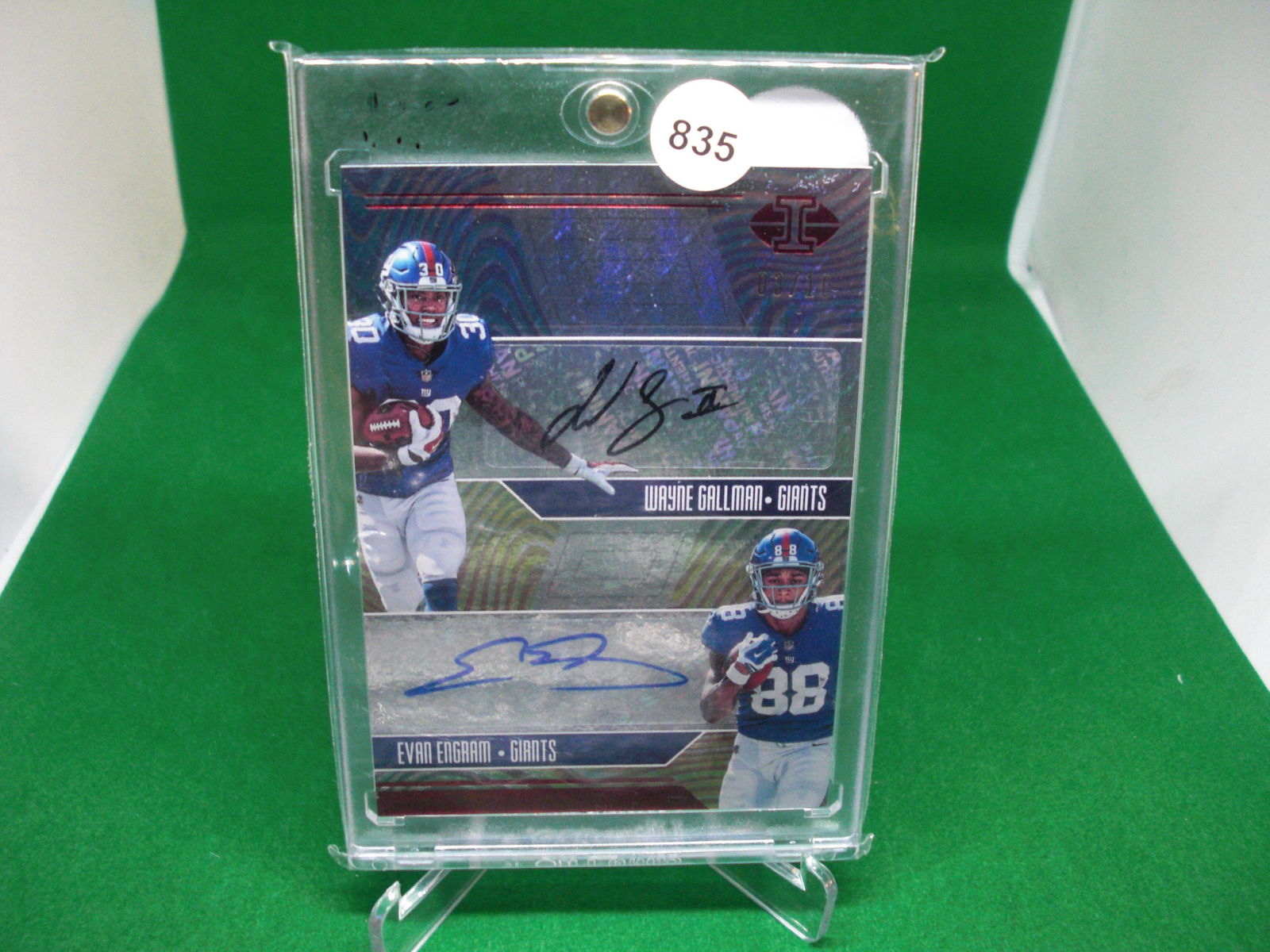 wayne gallman, evan engram dual auto 03/10 (1 of 1)