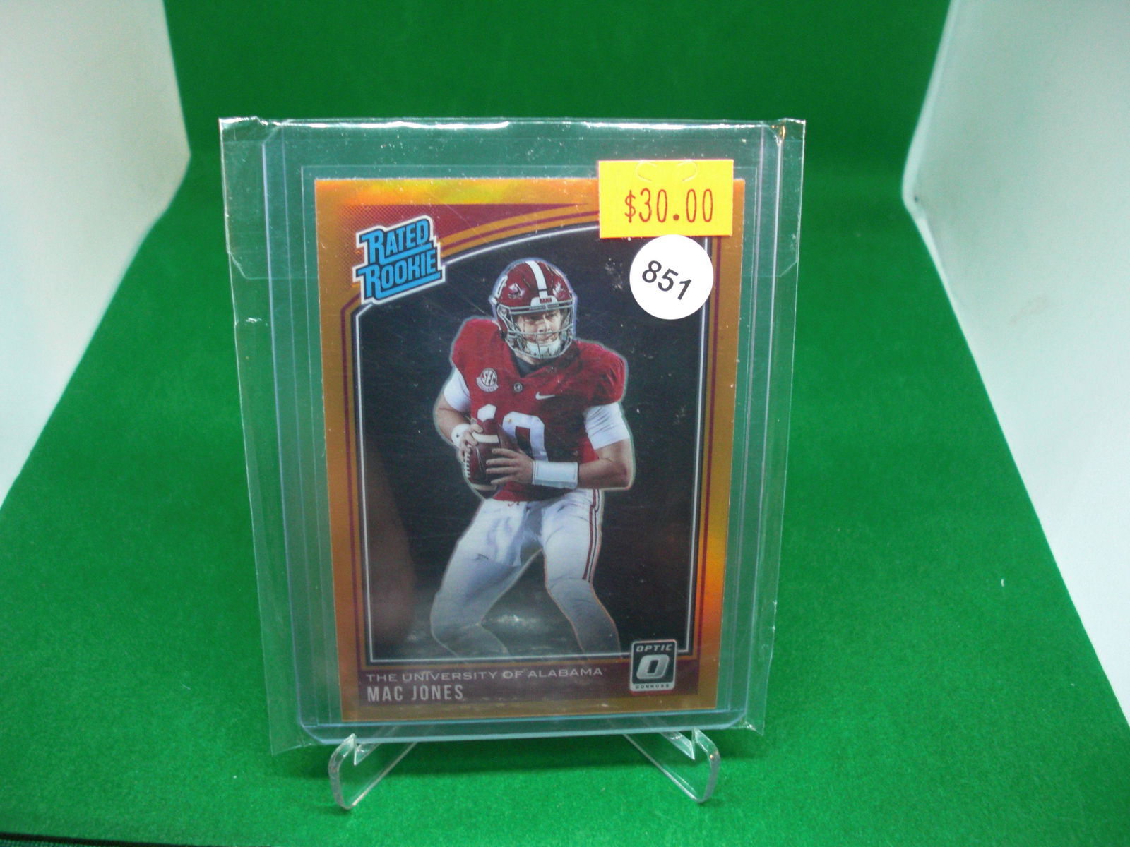 mac jones bronze rated rookie (1 of 1)