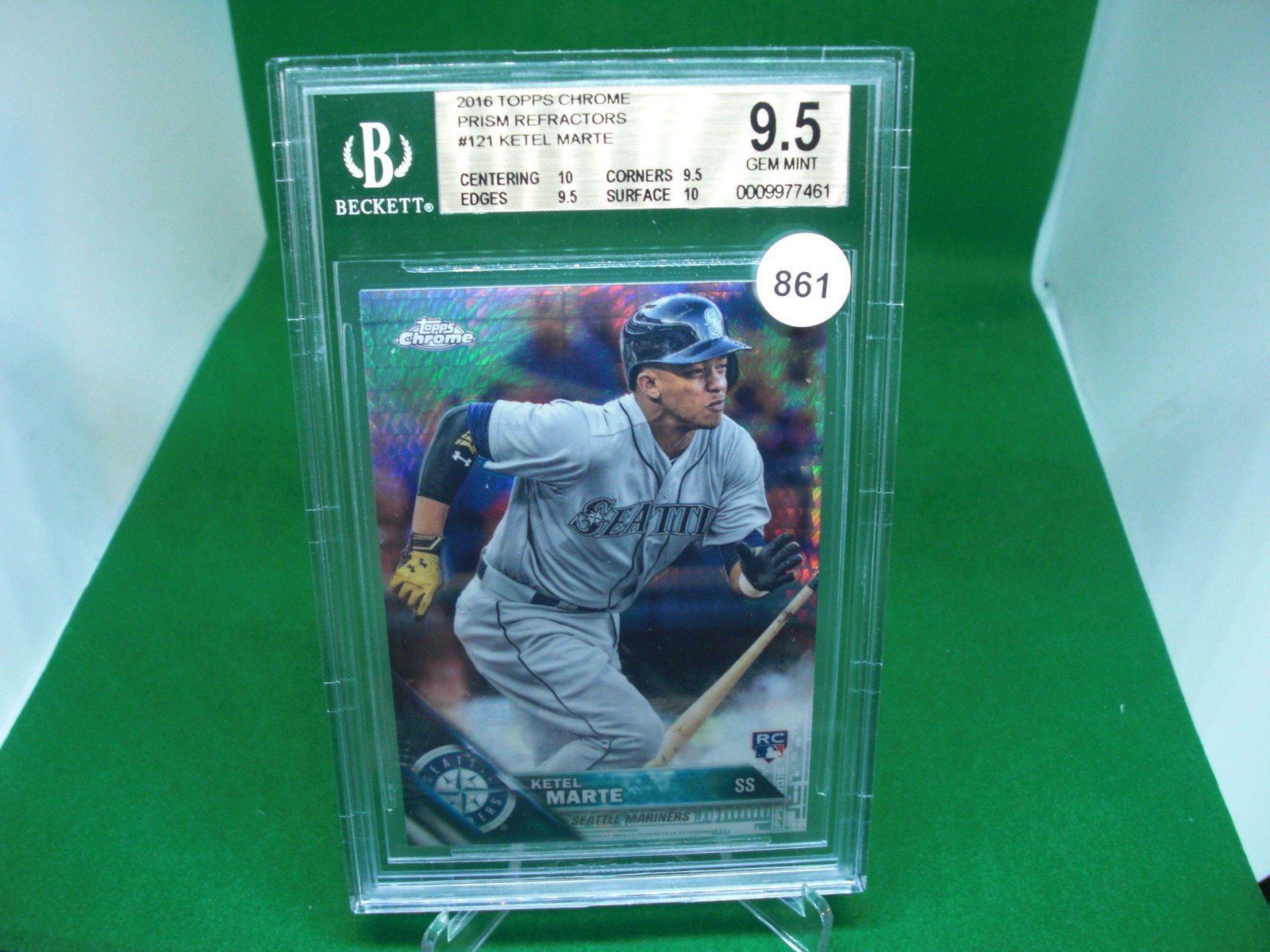 bgs graded 9.5 ketel marte prism refractor (1 of 1)