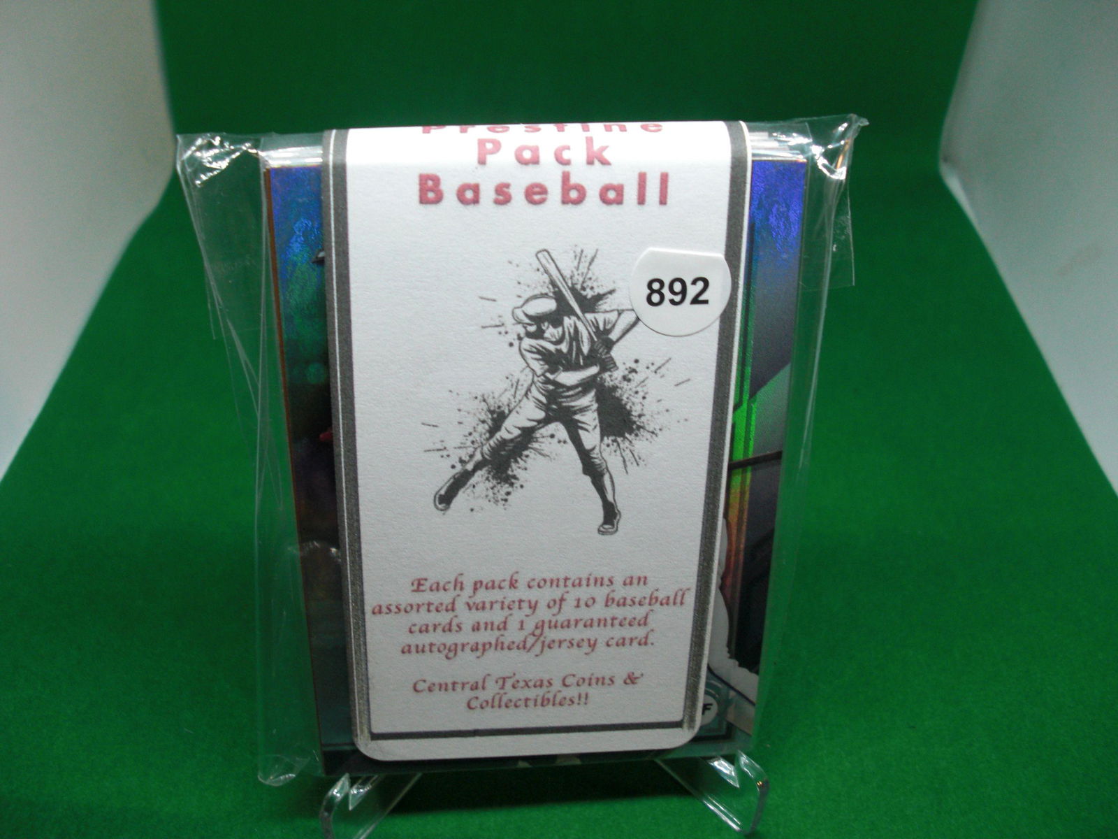 prestine pack baseball with guaranteed hit (1 of 1)
