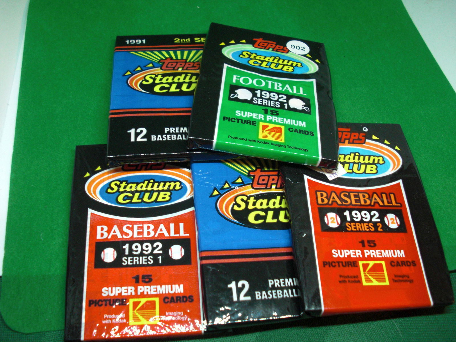 lot of 5 assorted wax packs (1 of 1)