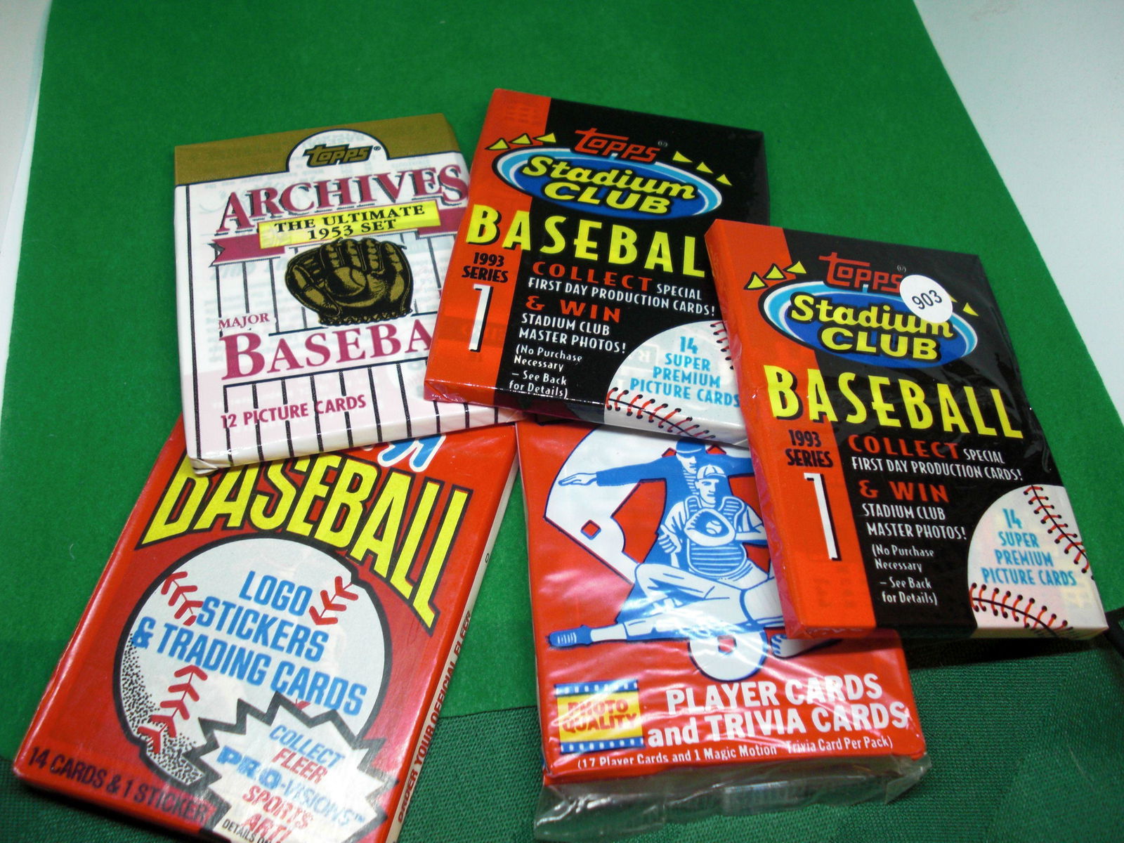 lot of 5 assorted wax packs (1 of 1)