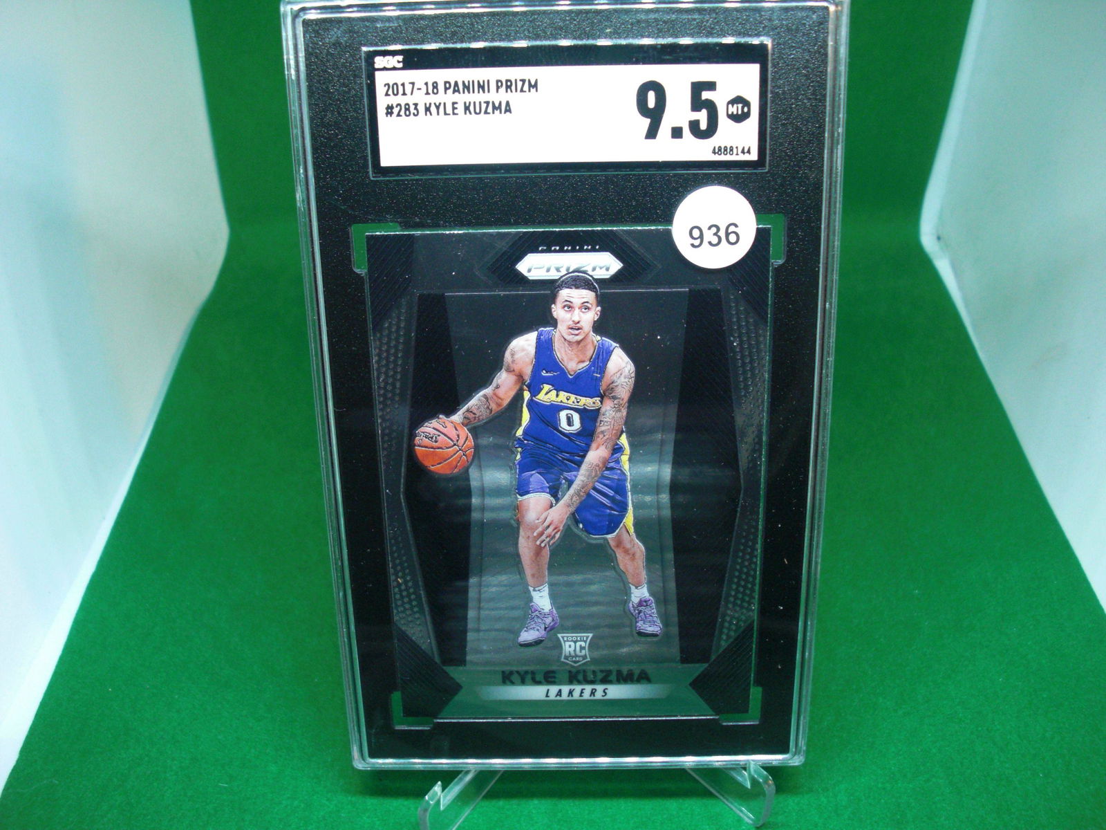 sgc 9.5 kyle kuzma prizm rookie (1 of 1)